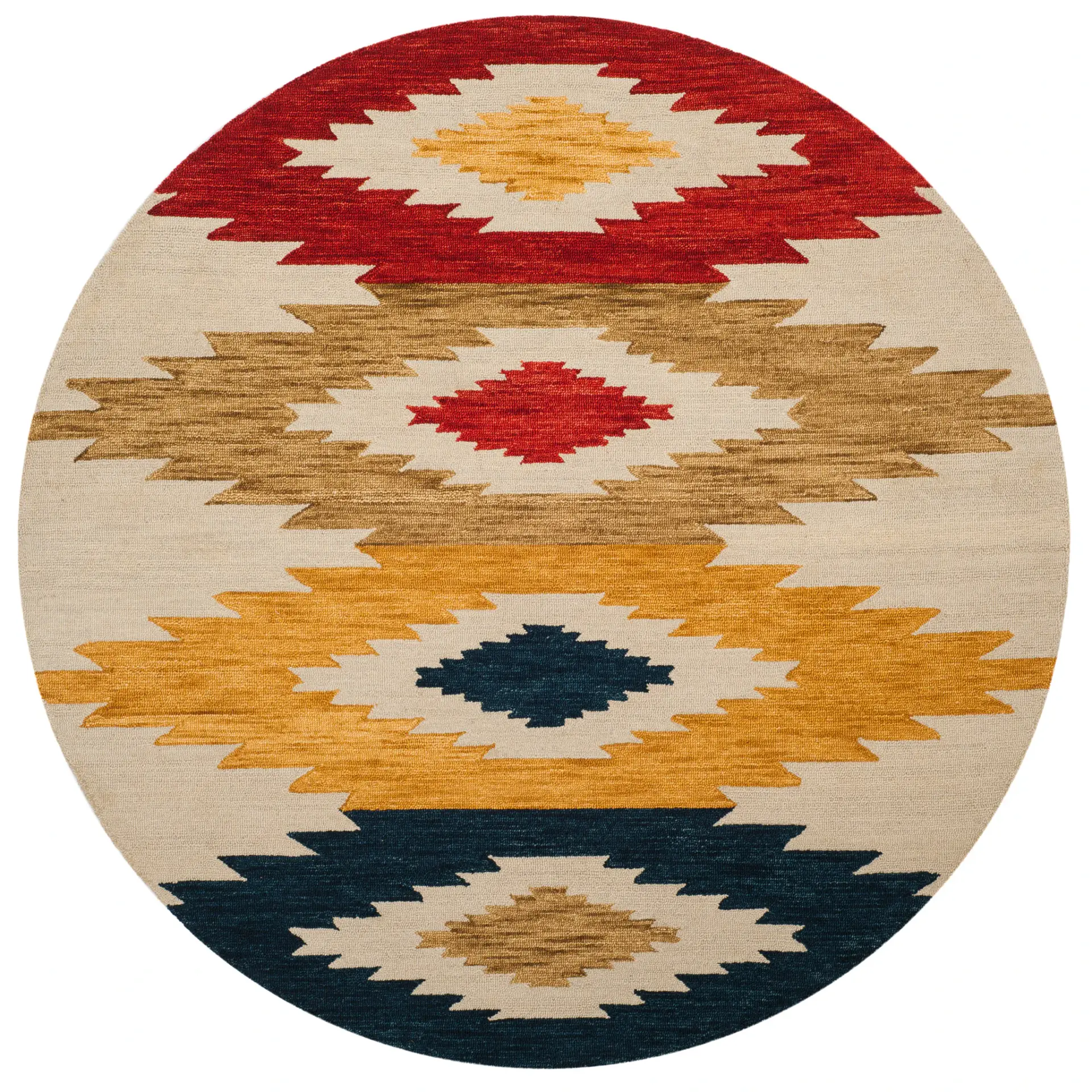 Aspen Southwestern Diamond Hand-Tufted Wool Rug