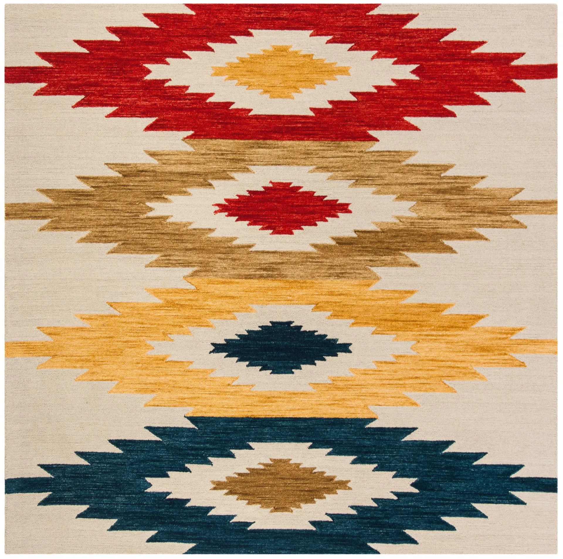 Aspen Southwestern Diamond Hand-Tufted Wool Rug