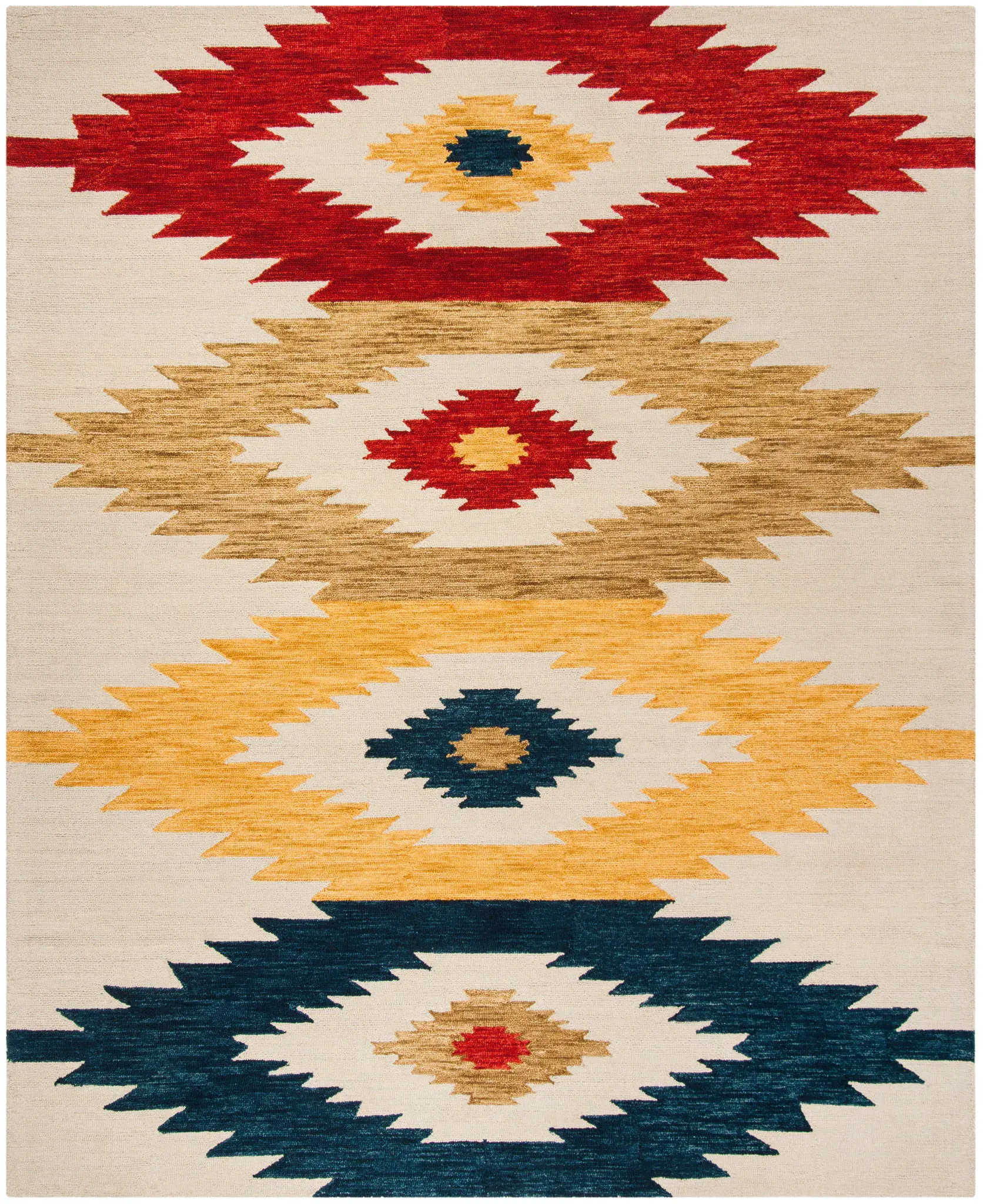 Aspen Southwestern Diamond Hand-Tufted Wool Rug