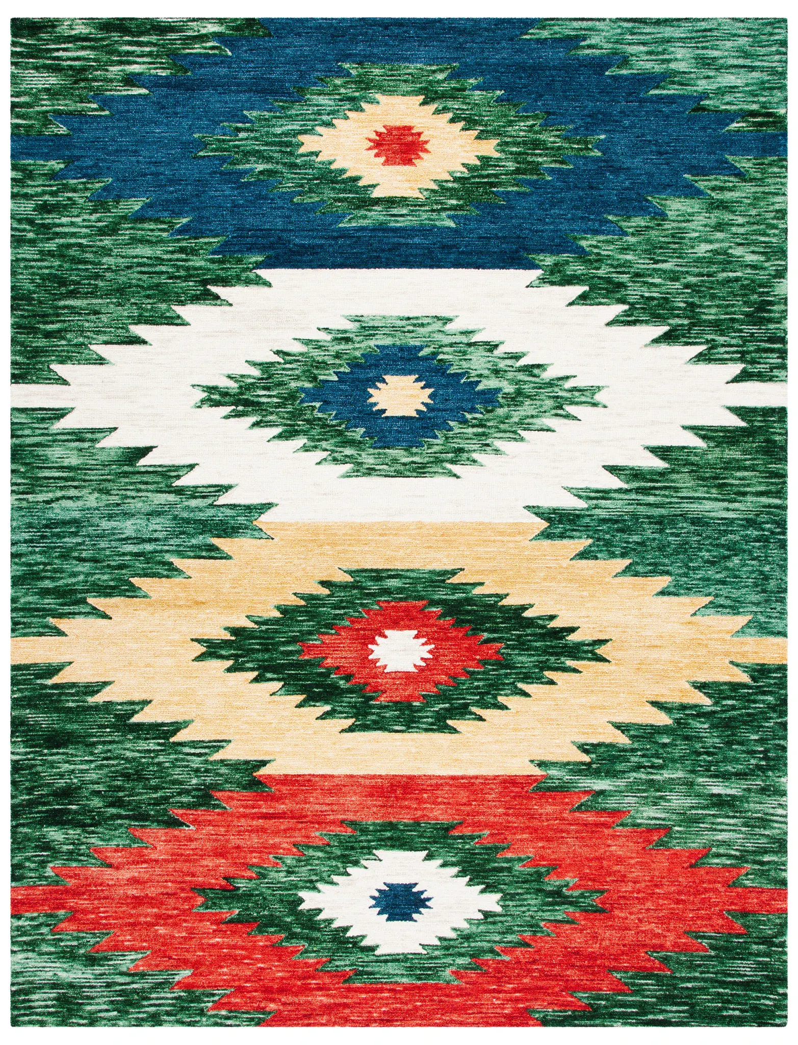 Aspen Southwestern Diamond Hand-Tufted Wool Rug