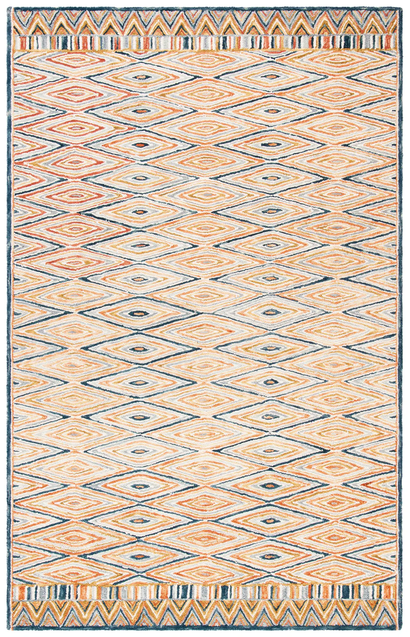 Aspen Diamond Chevron Hand-Tufted Wool Rug