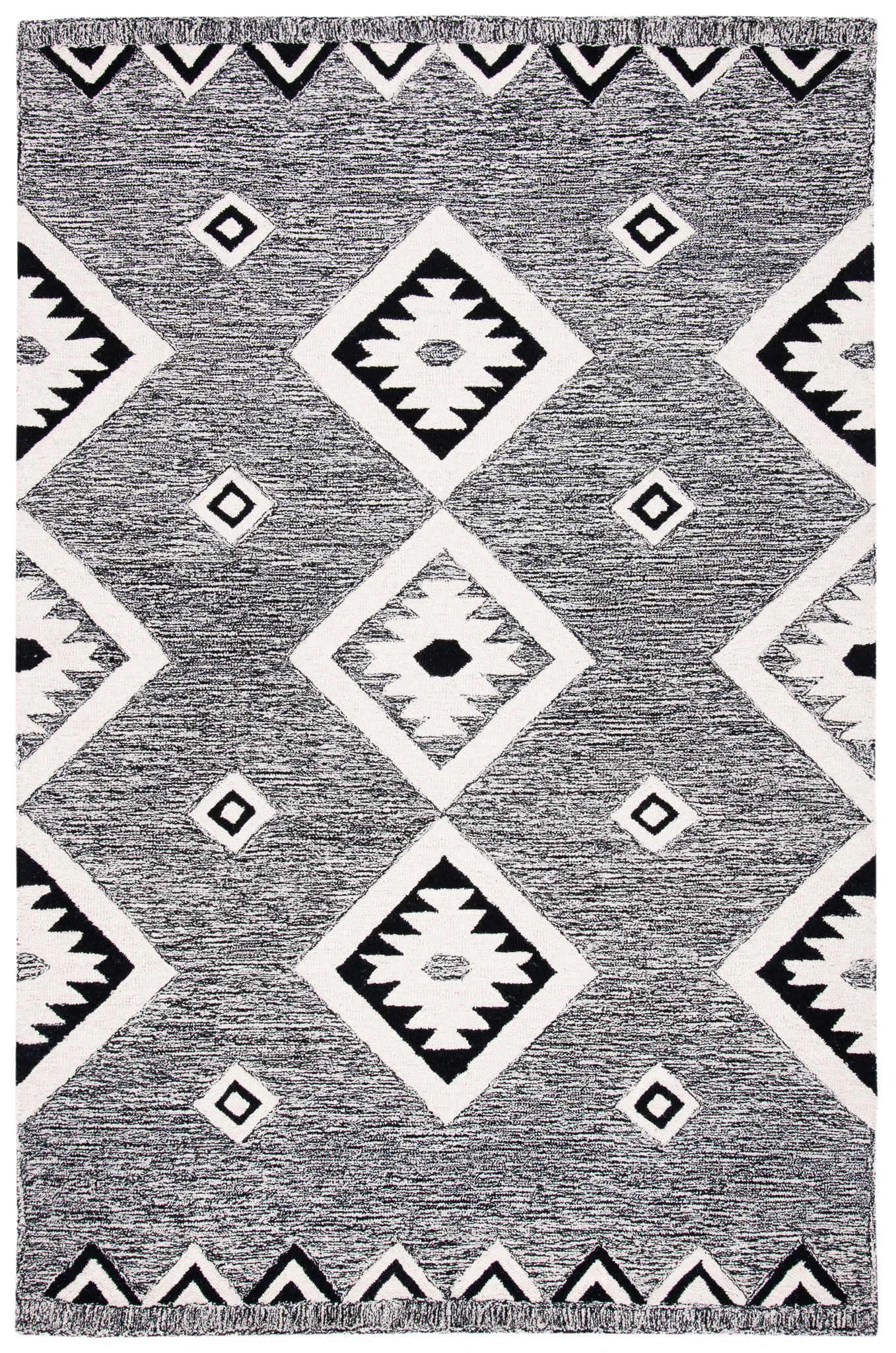Aspen Moroccan Diamond Hand-Tufted Wool Rug