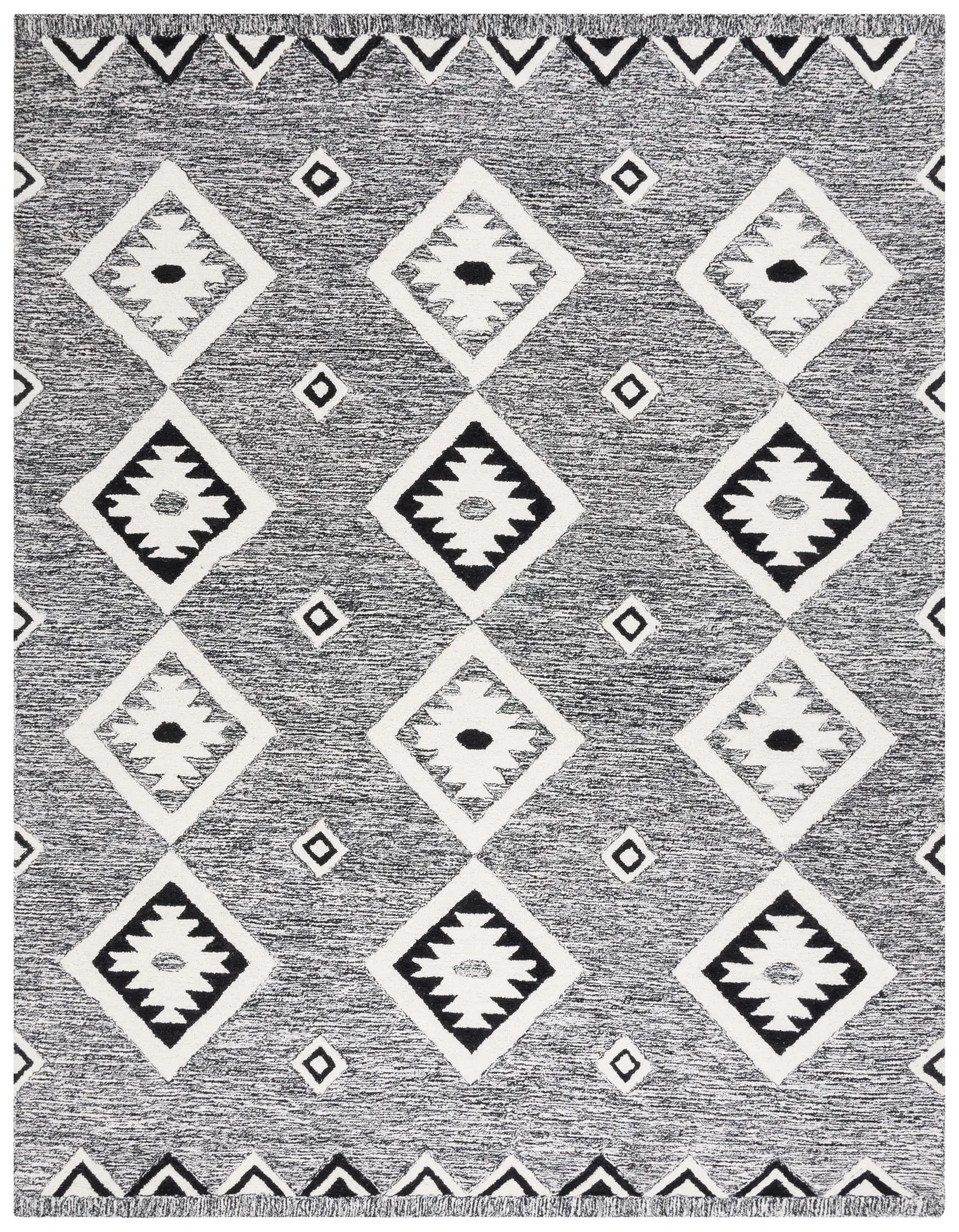 Aspen Moroccan Diamond Hand-Tufted Wool Rug