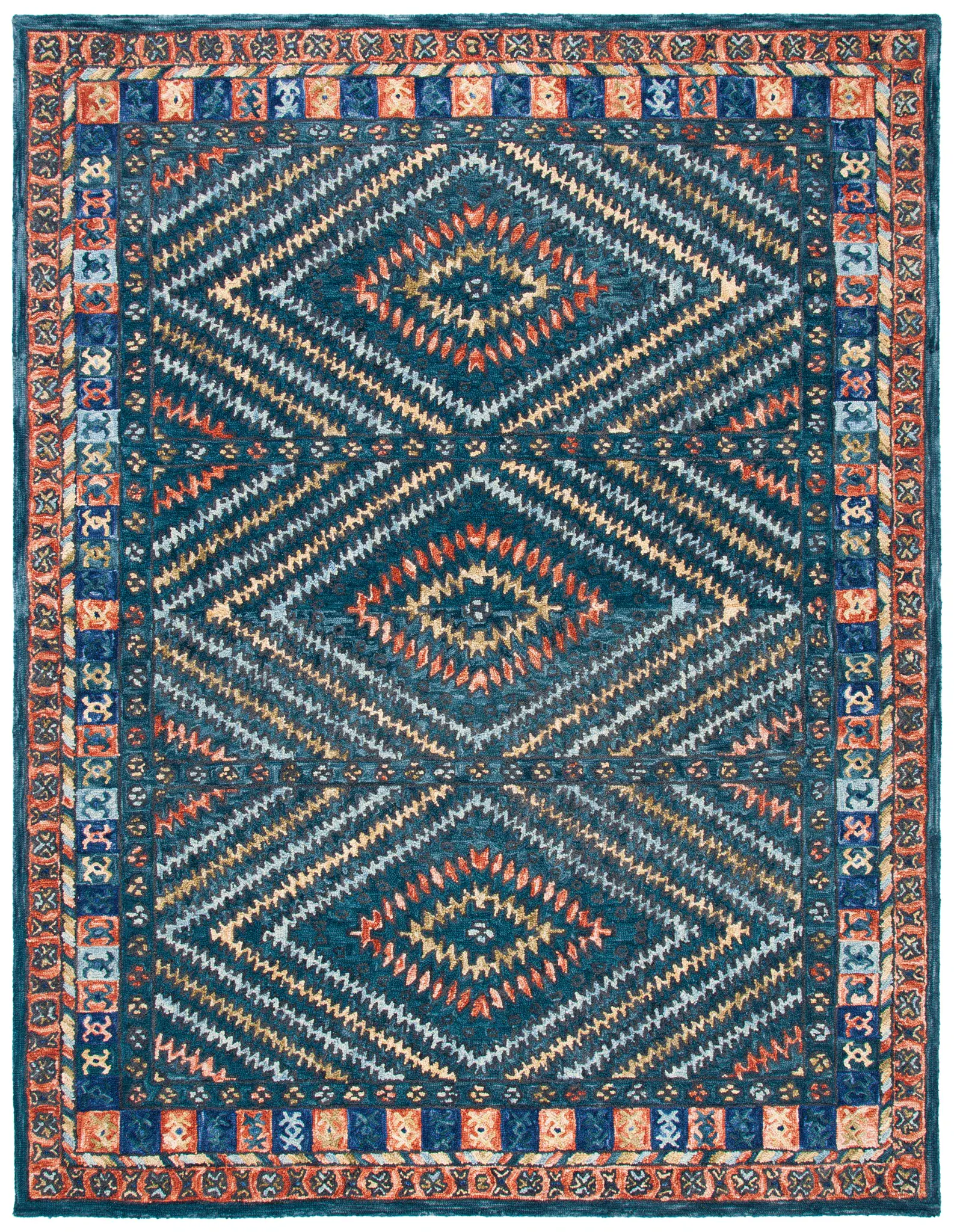 Aspen Diamond Hand-Tufted Wool Rug