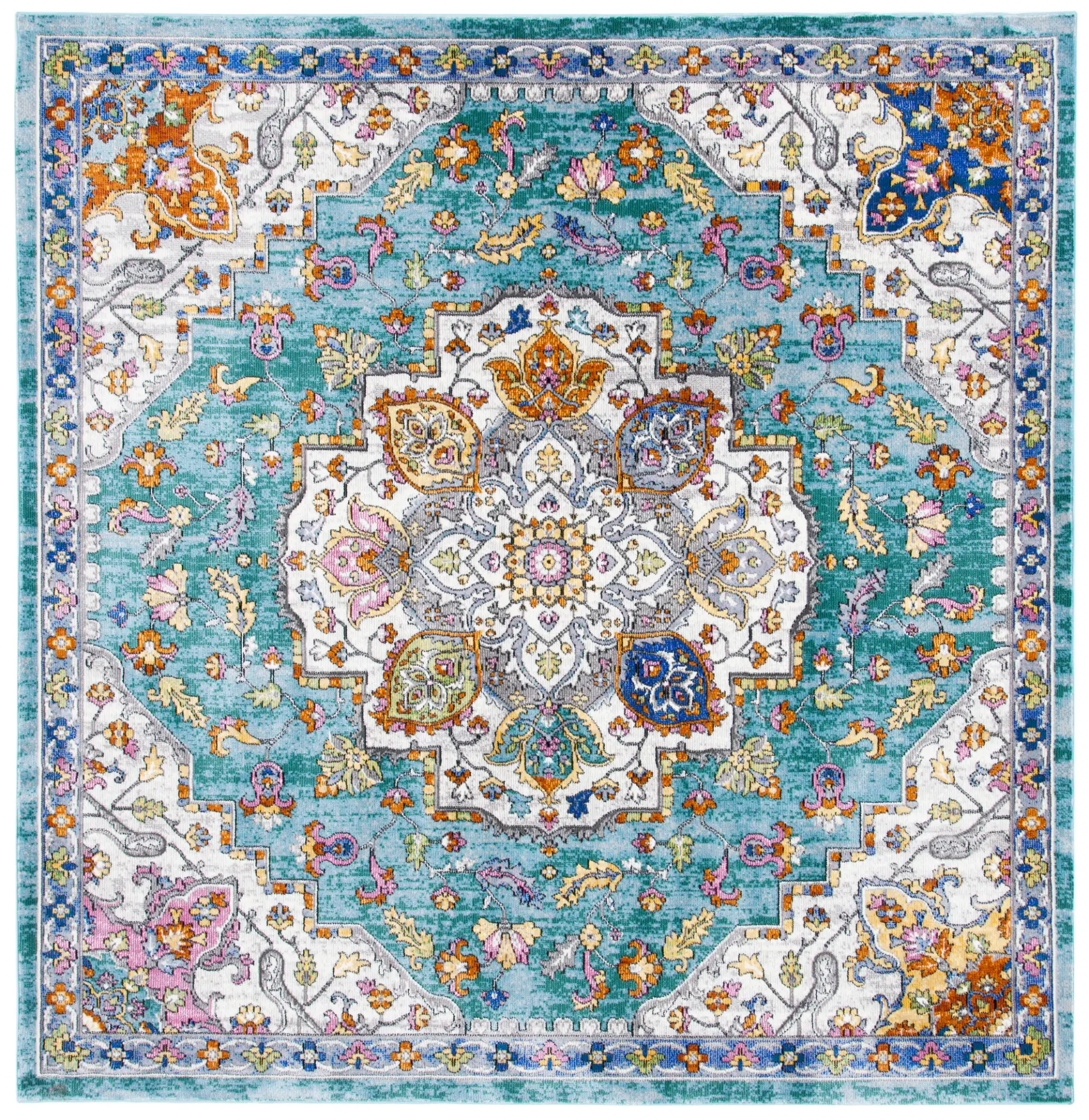 Aria Floral Medallion Rug