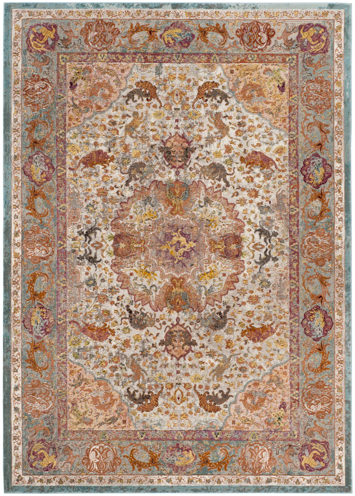 Aria Medallion Animal Rug