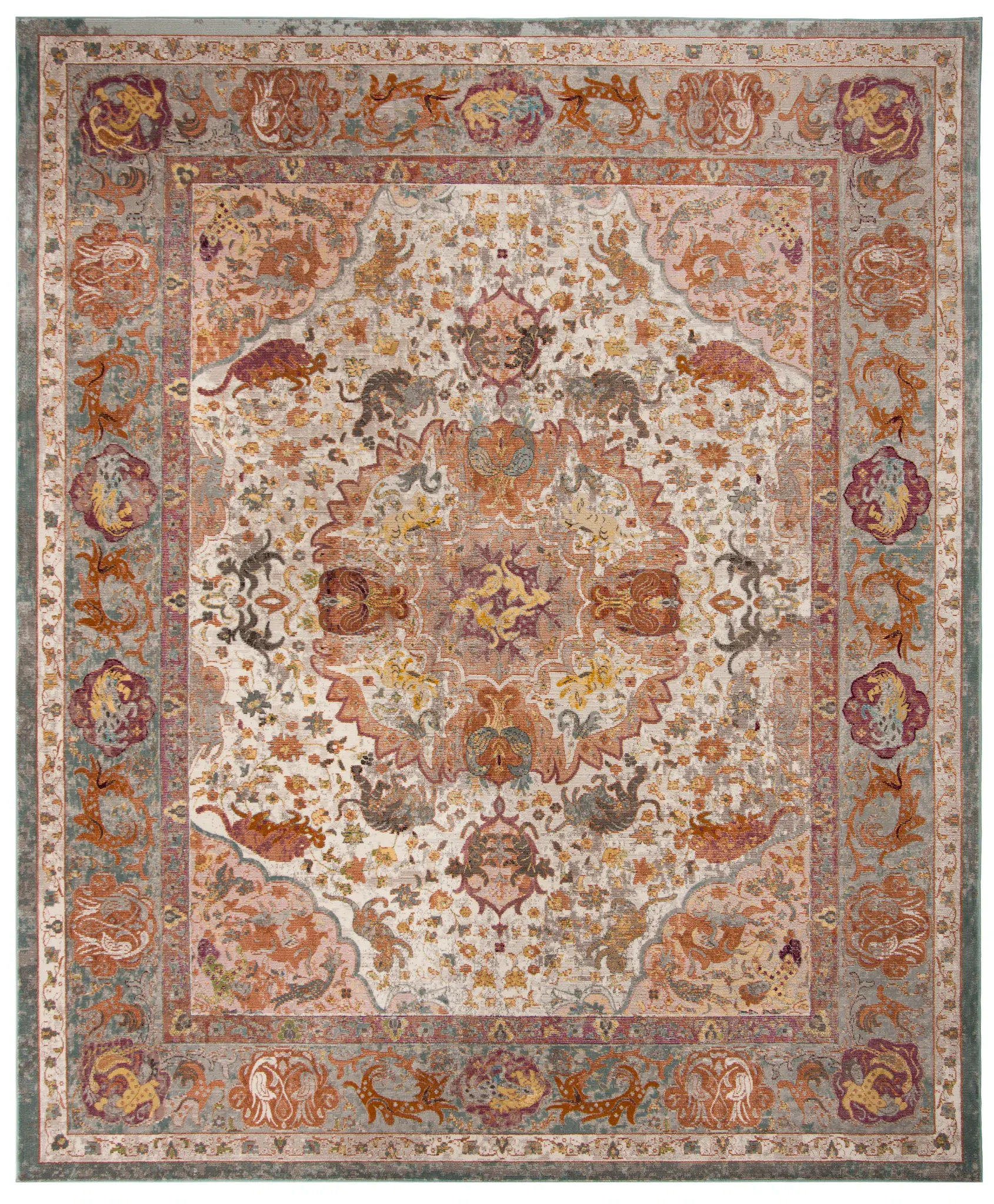 Aria Medallion Animal Rug
