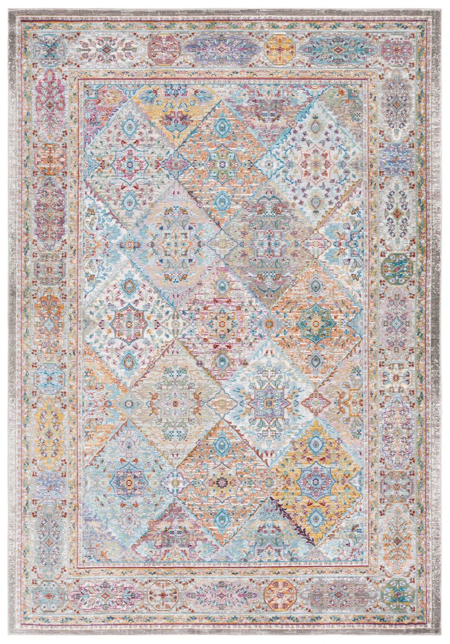 Aria Tile Patchwork Rug