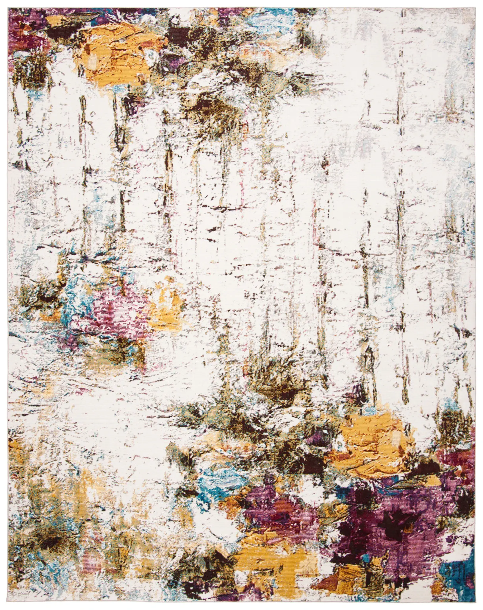 Aria Painterly Abstract Rug