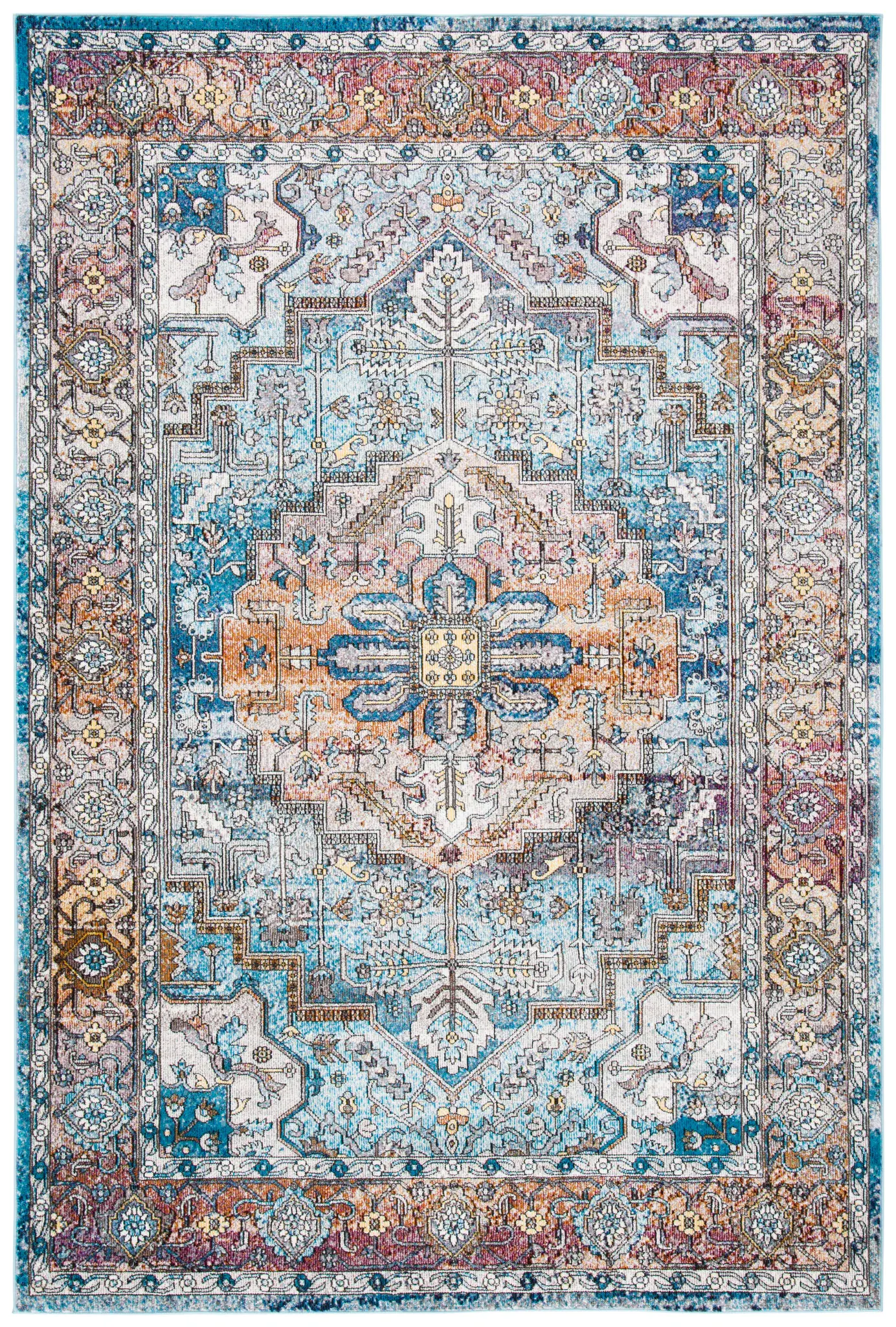 Aria Stepped Medallion Rug