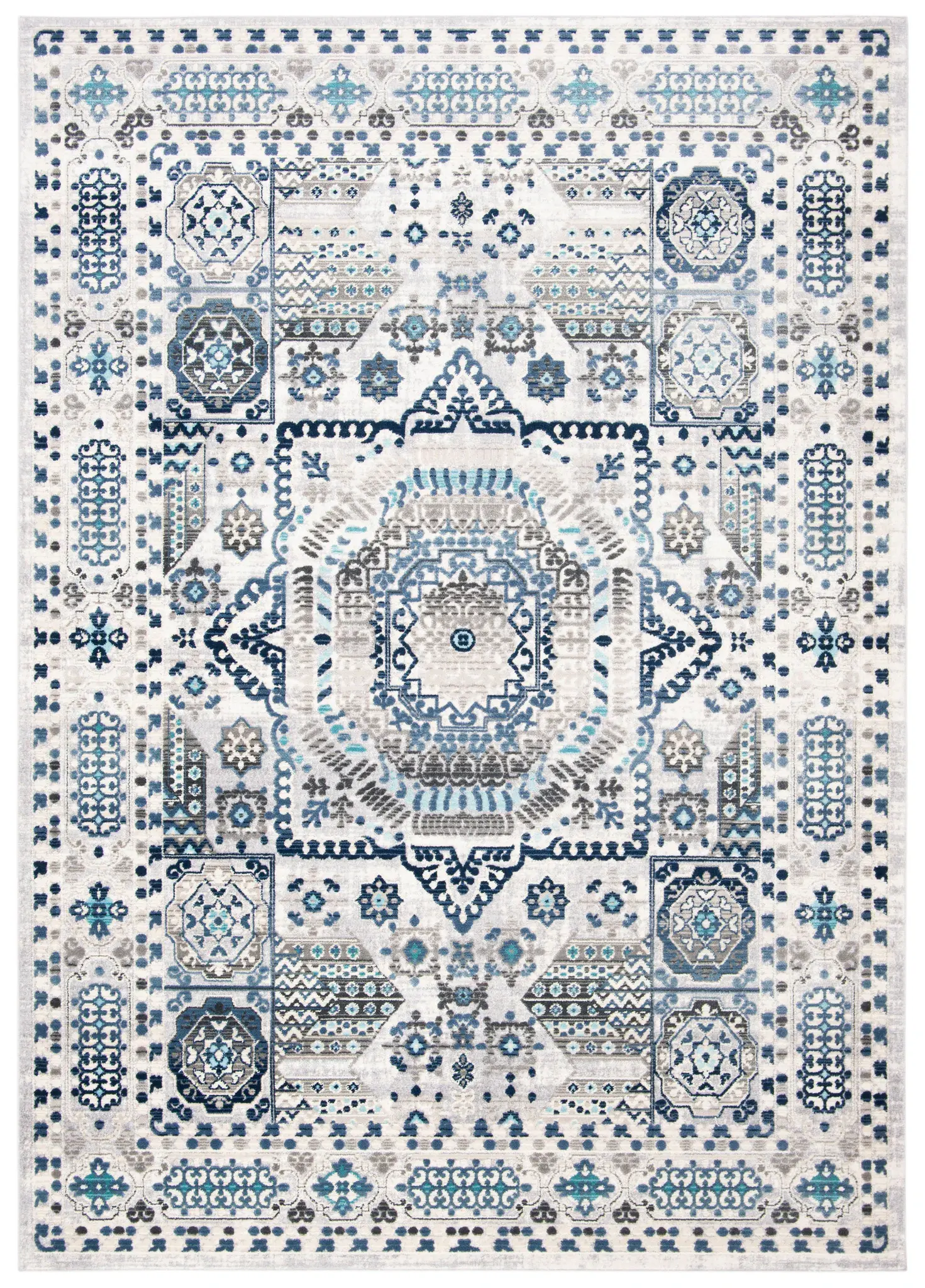 Aria Geometric Medallion Rug