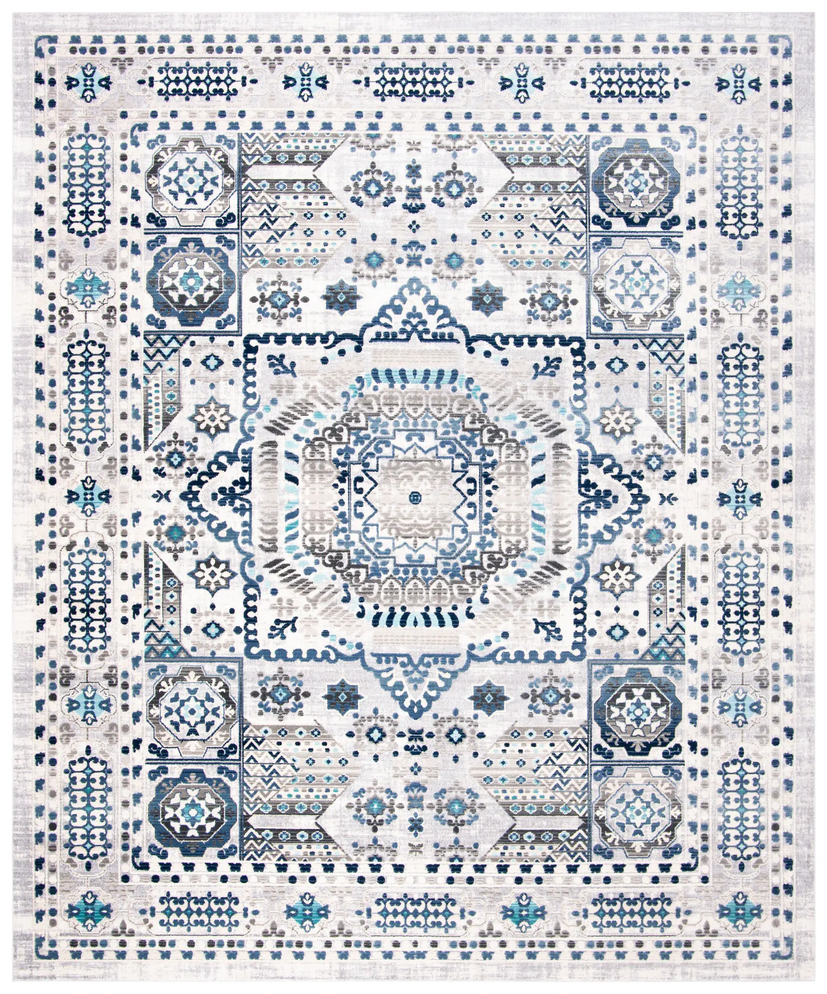Aria Geometric Medallion Rug