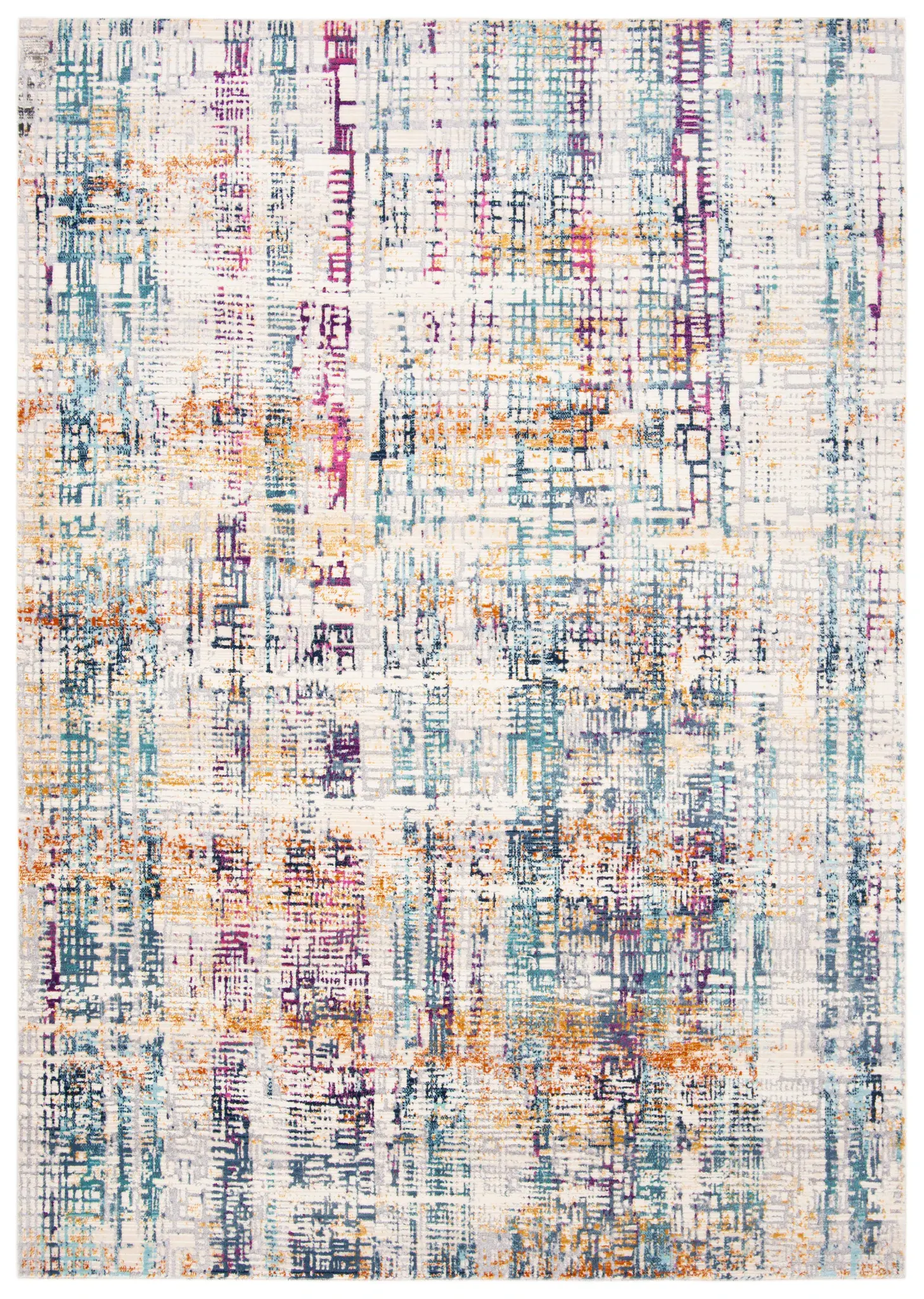 Aria Abstract Grid Rug