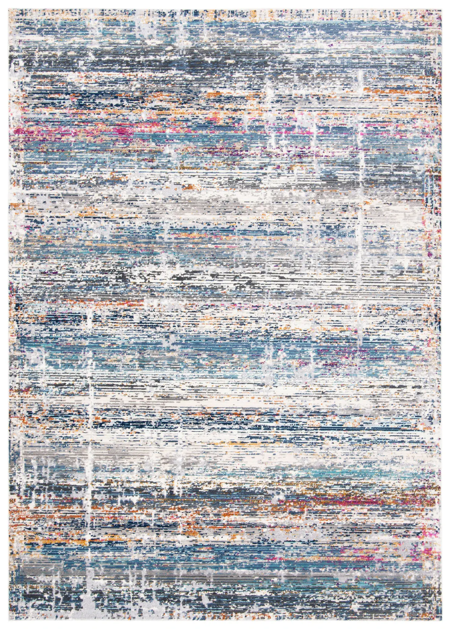 Aria Distressed Stripe Rug