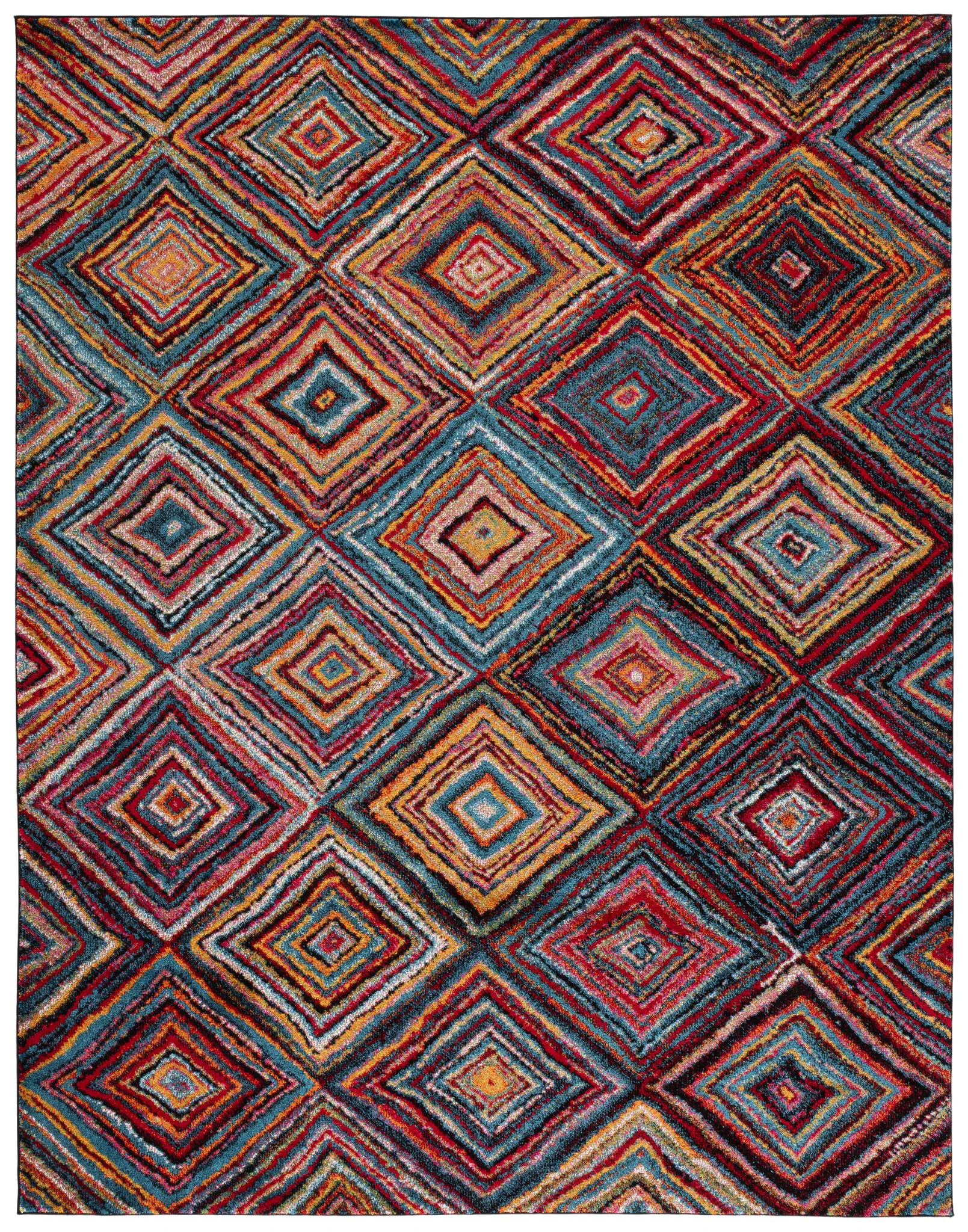 Aruba Concentric Diamond Rug