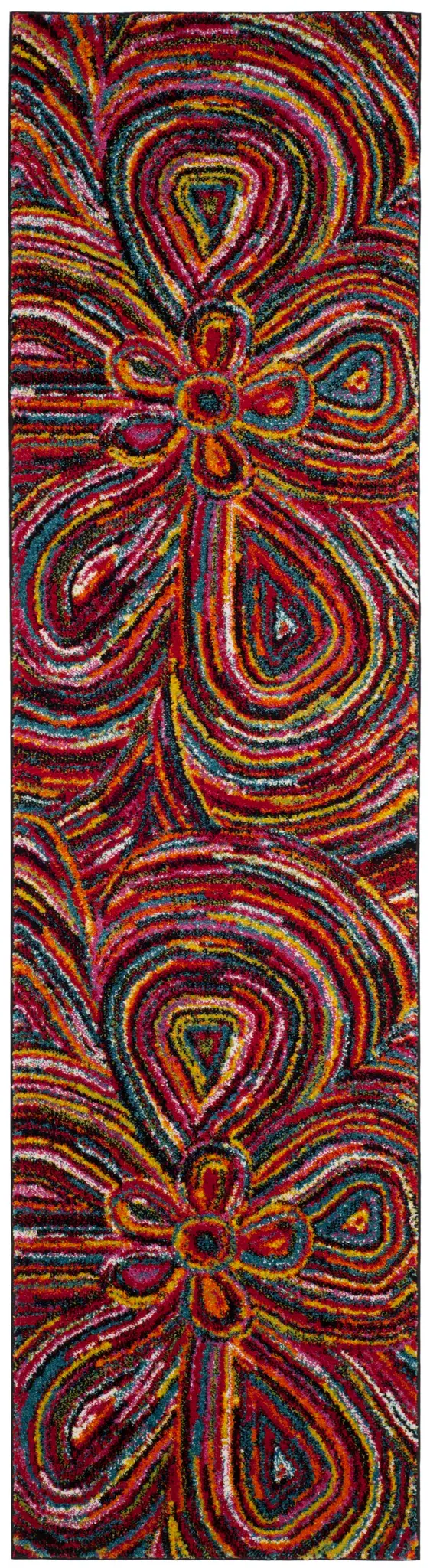 Aruba Concentric Floral Rug