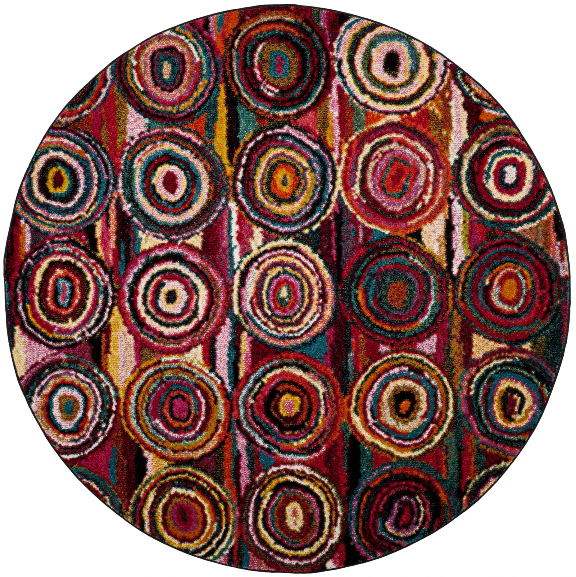Aruba Concentric Circles Rug