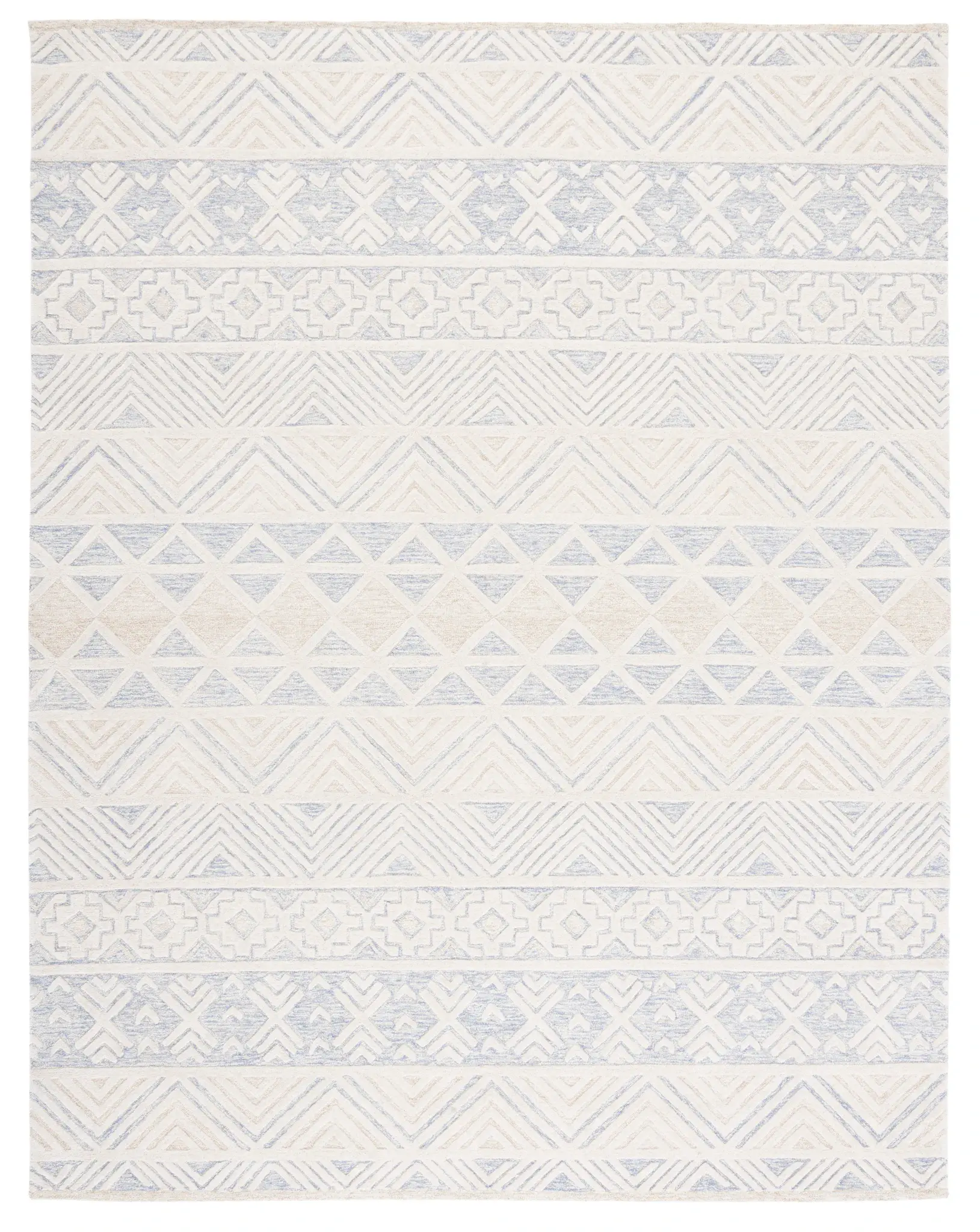 Artistry Banded Chevron Hand-Tufted Rug