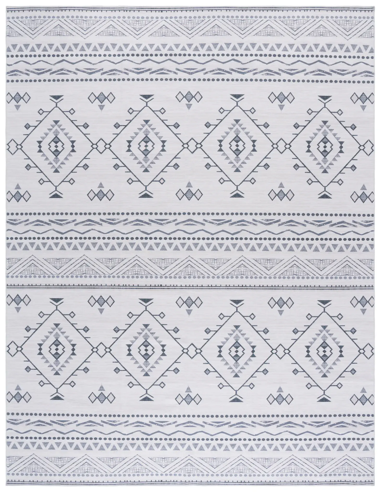 Arizona Banded Diamond Washable Rug