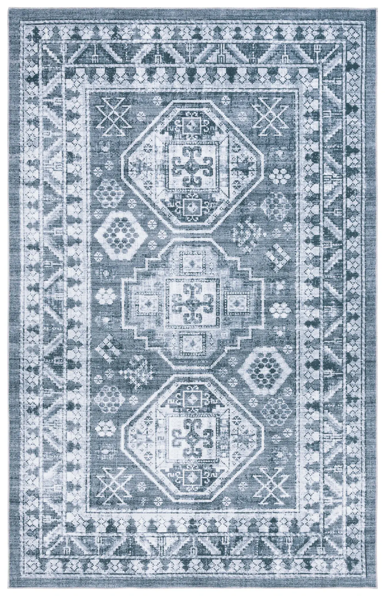 Arizona Triple Medallion Washable Rug