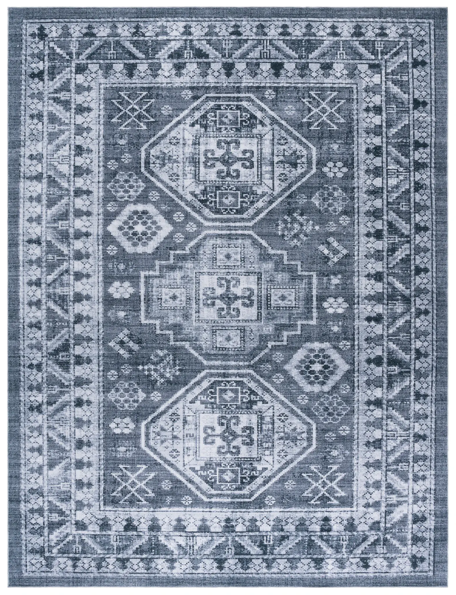 Arizona Triple Medallion Washable Rug