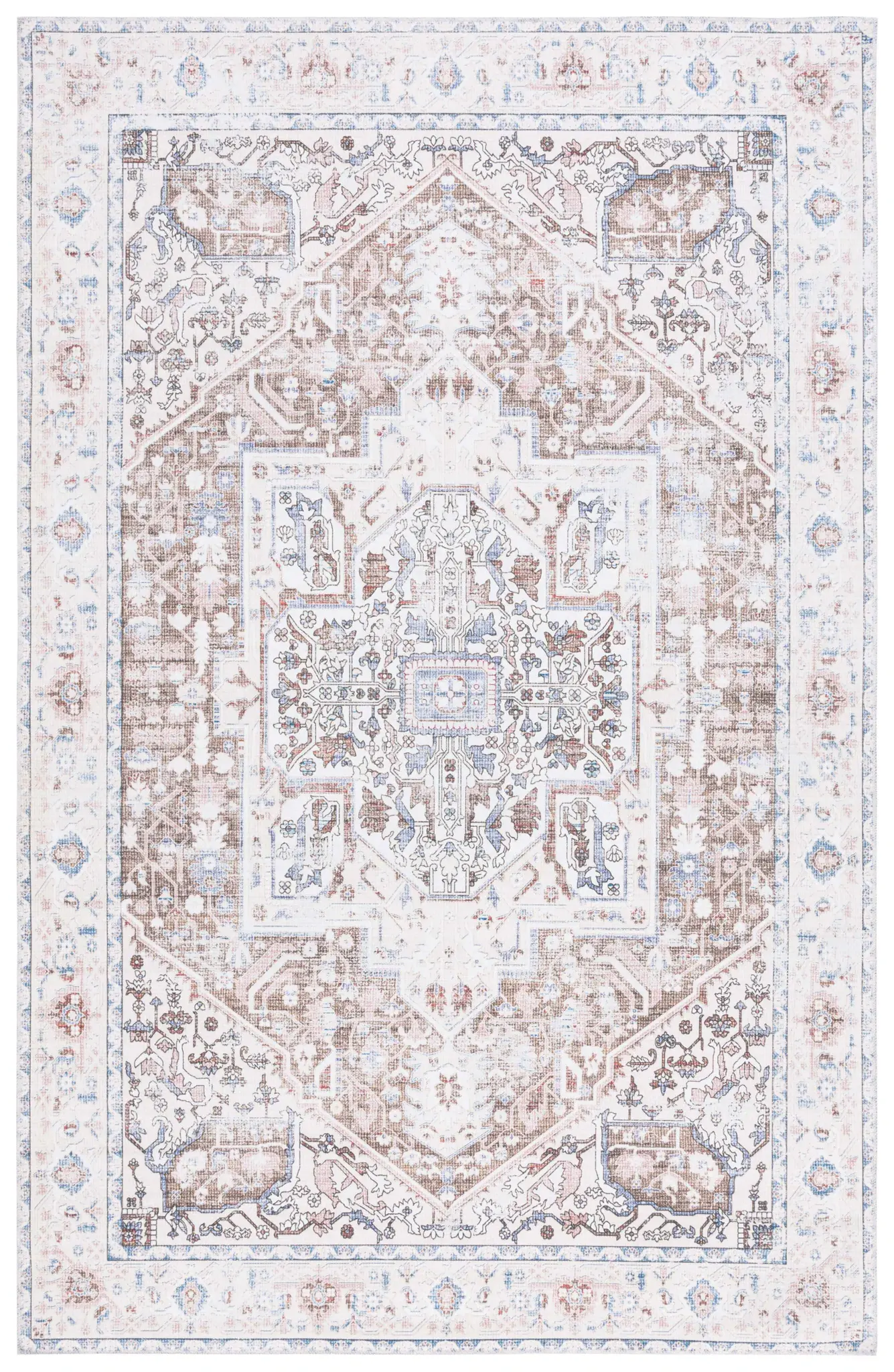 Arizona Traditional Medallion Washable Rug