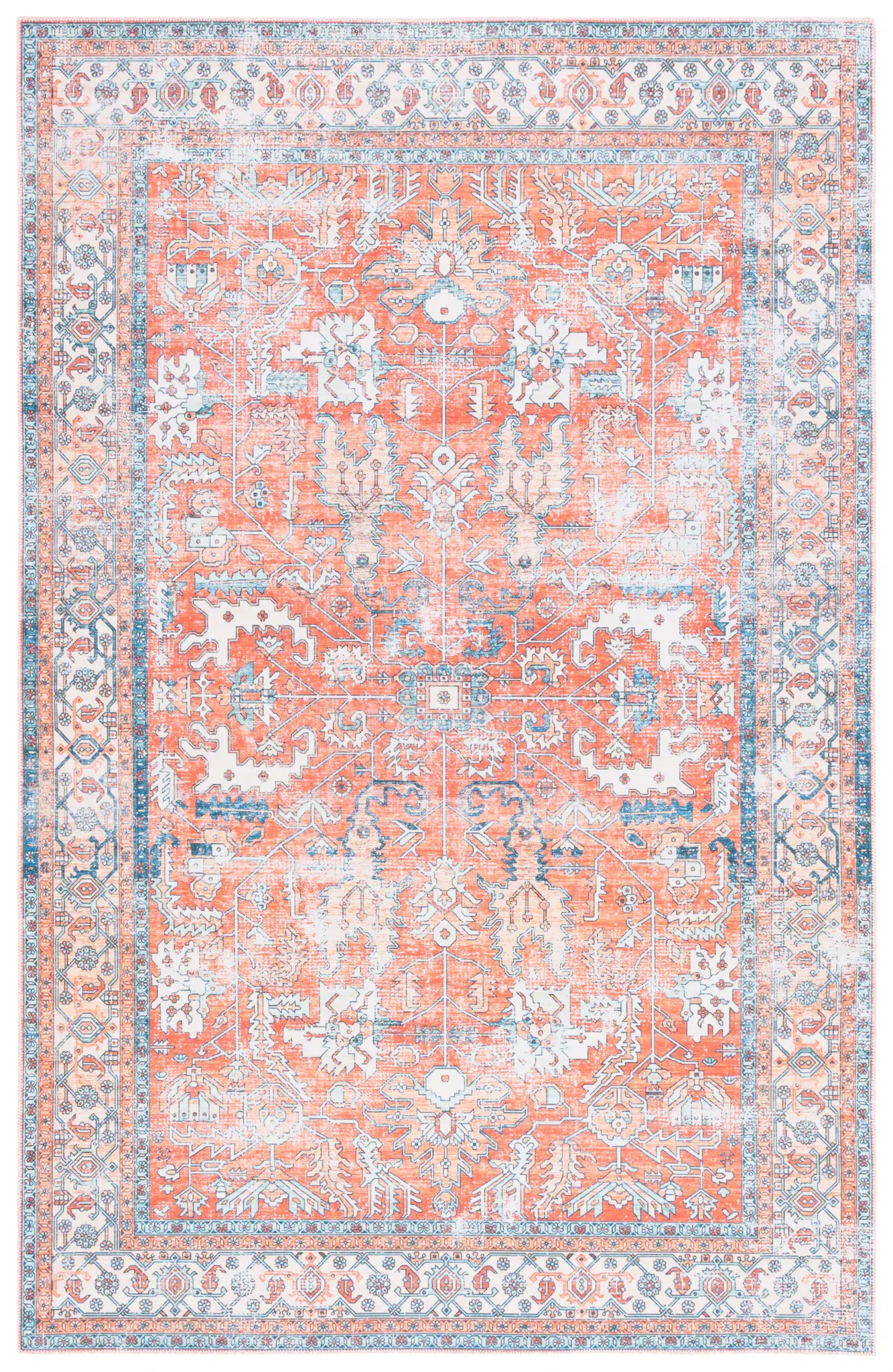 Arizona Allover Tribal Washable Rug