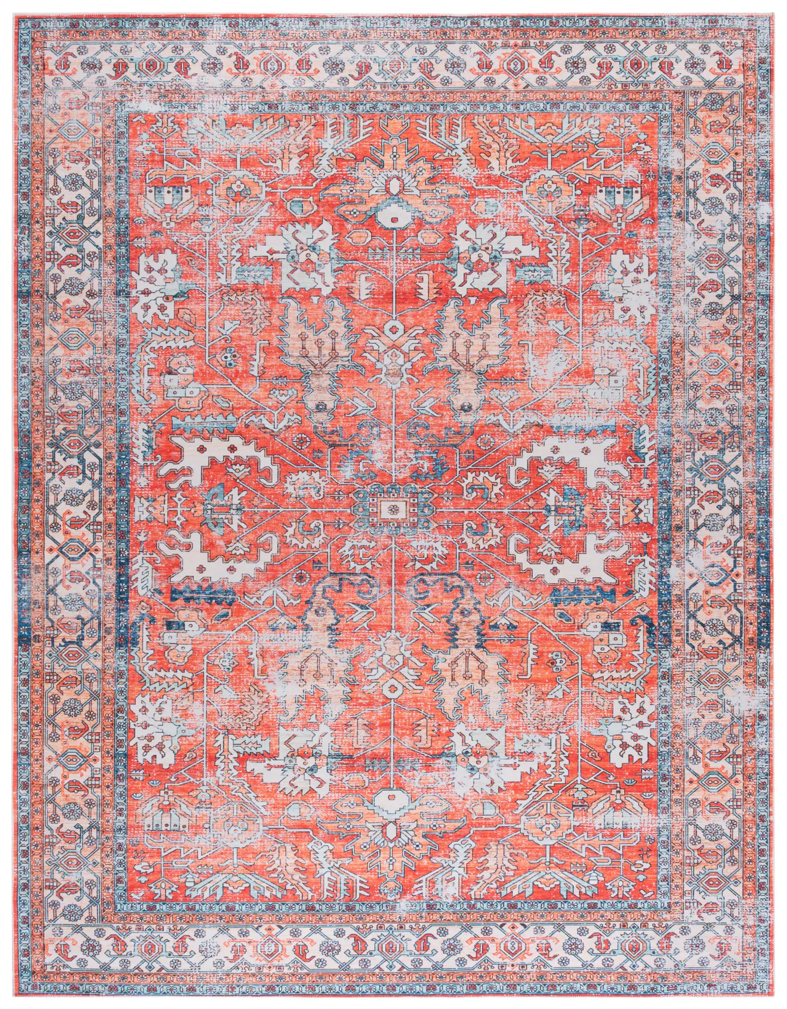 Arizona Allover Tribal Washable Rug