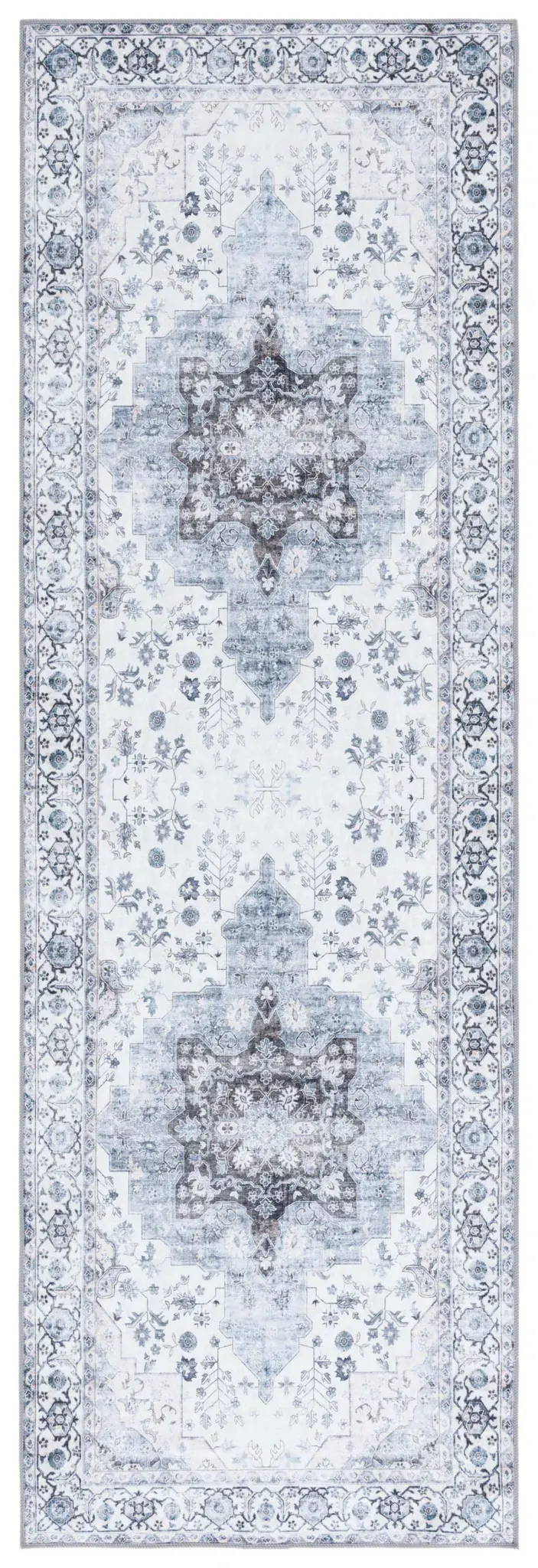 Arizona Medallion Border Washable Rug