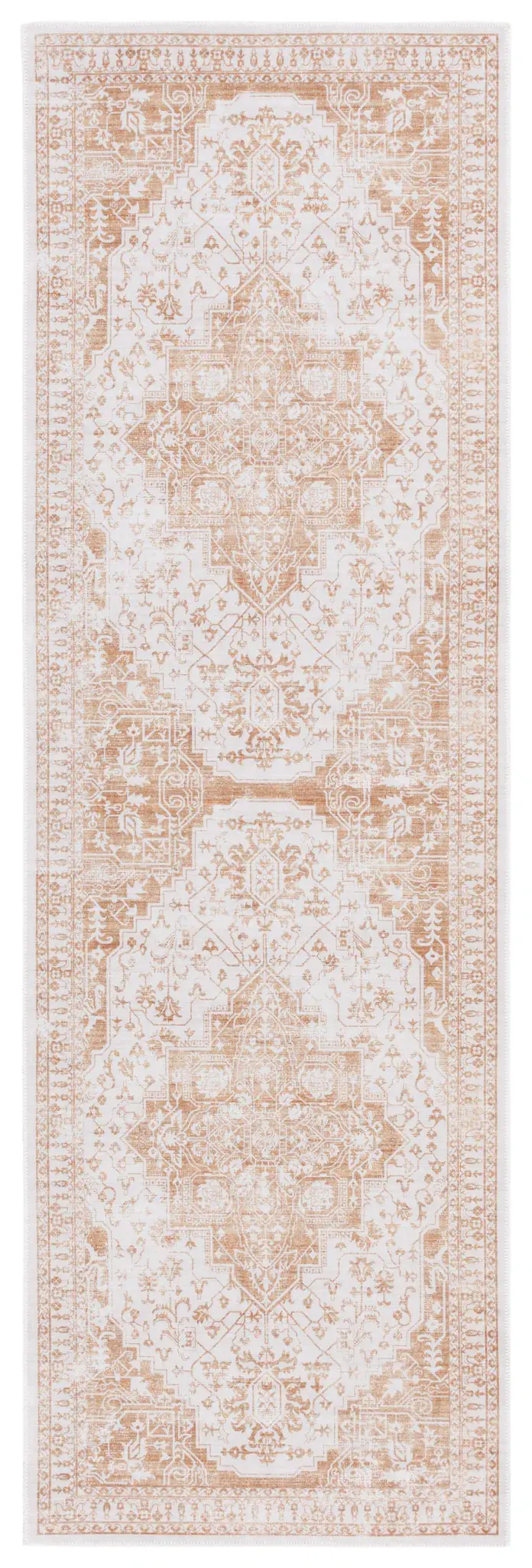 Arizona Monochrome Medallion Washable Rug