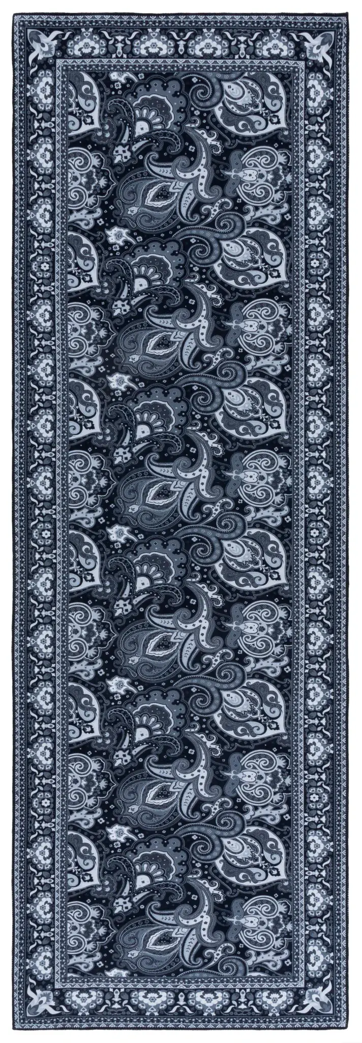 Arizona Paisley Border Washable Rug