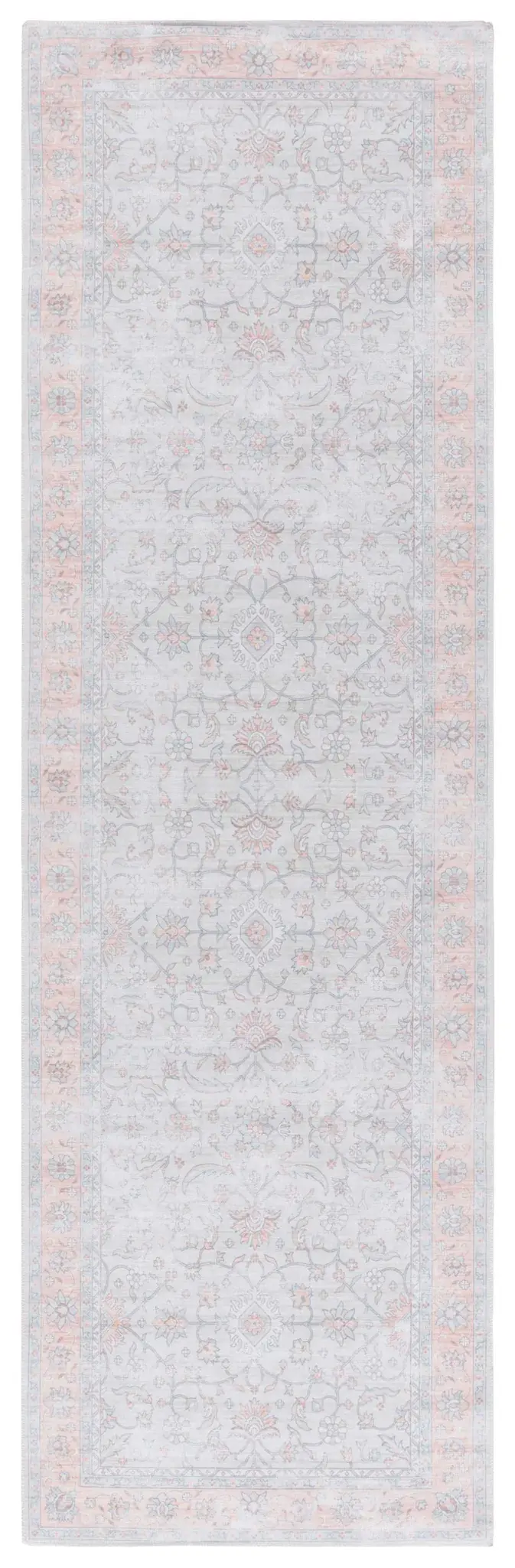 Arizona Distressed Floral Washable Rug