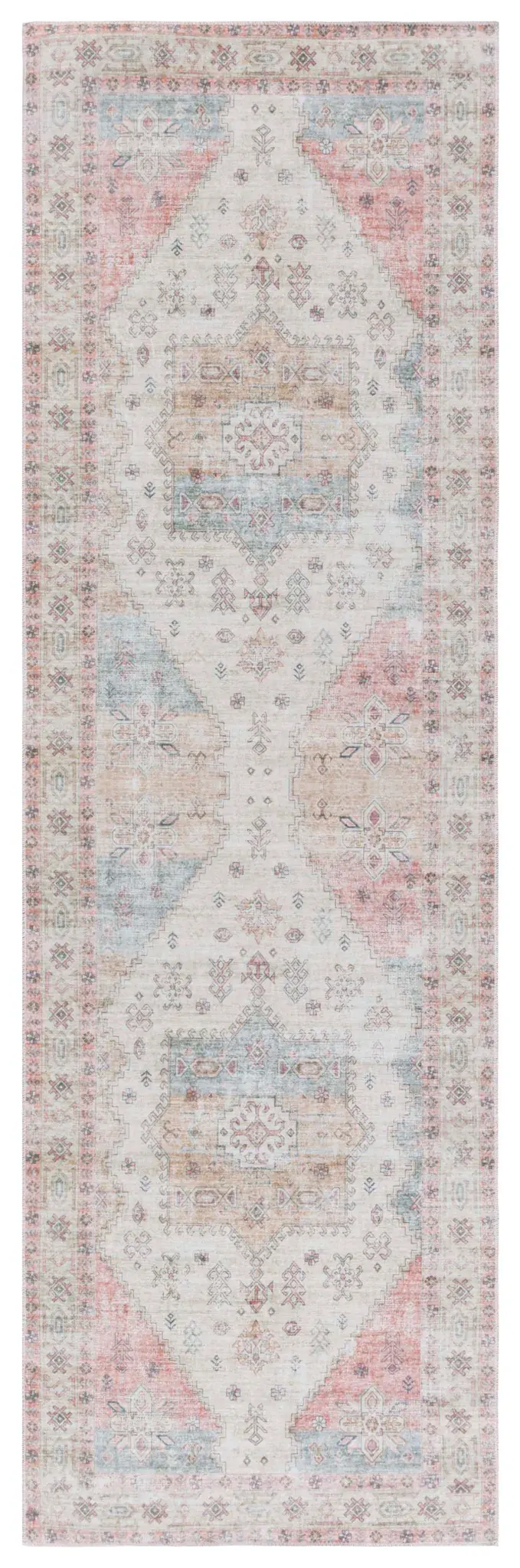Arizona Tribal Symbol Medallion Washable Rug