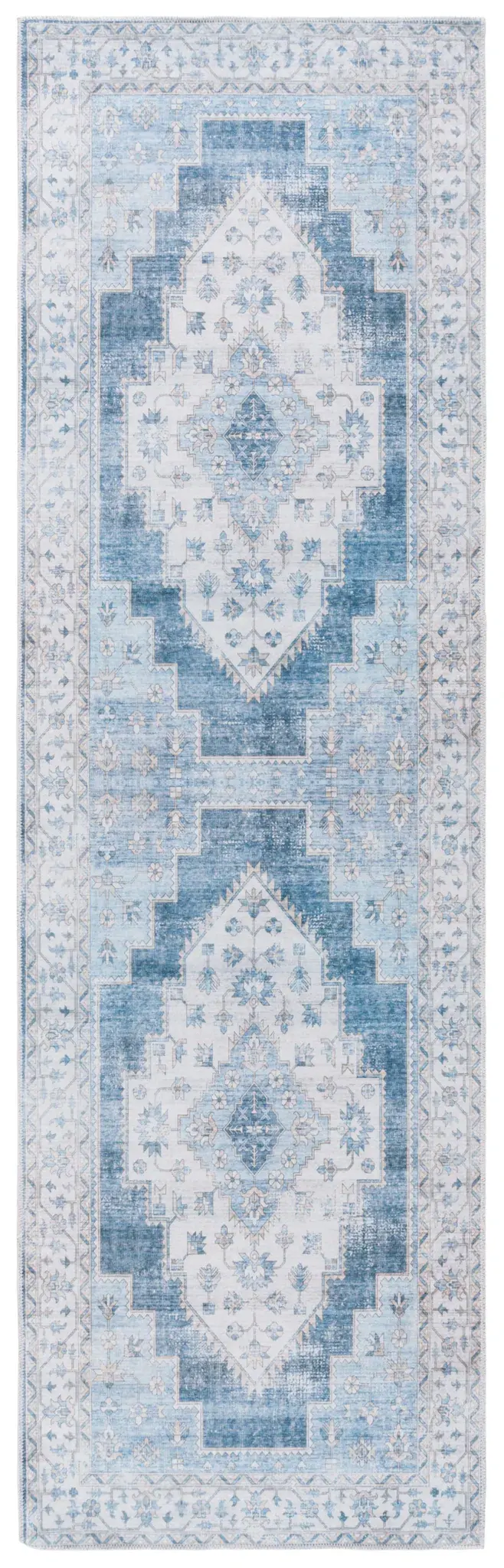 Arizona Stepped Medallion Washable Rug