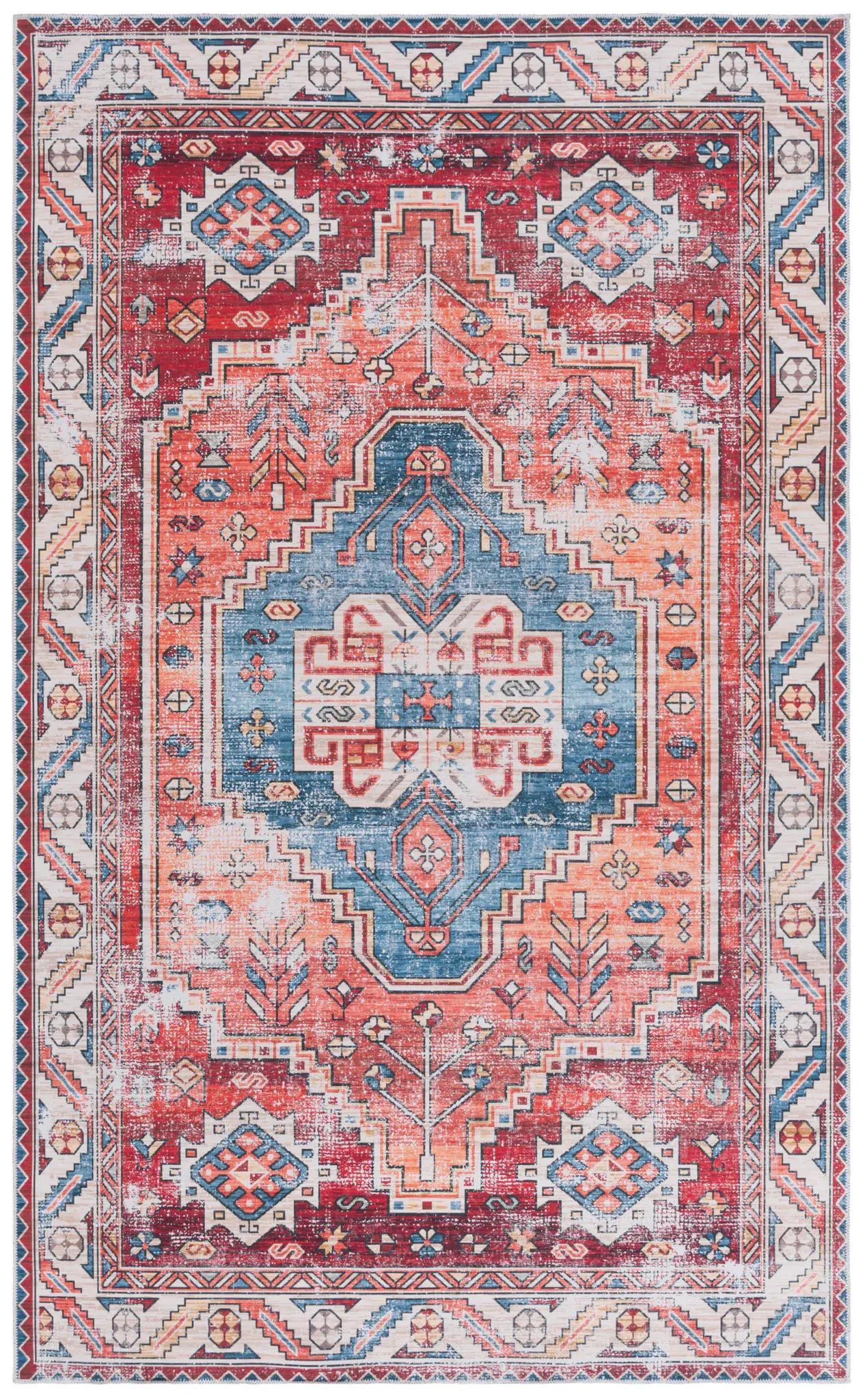 Arizona Southwestern Medallion Washable Rug