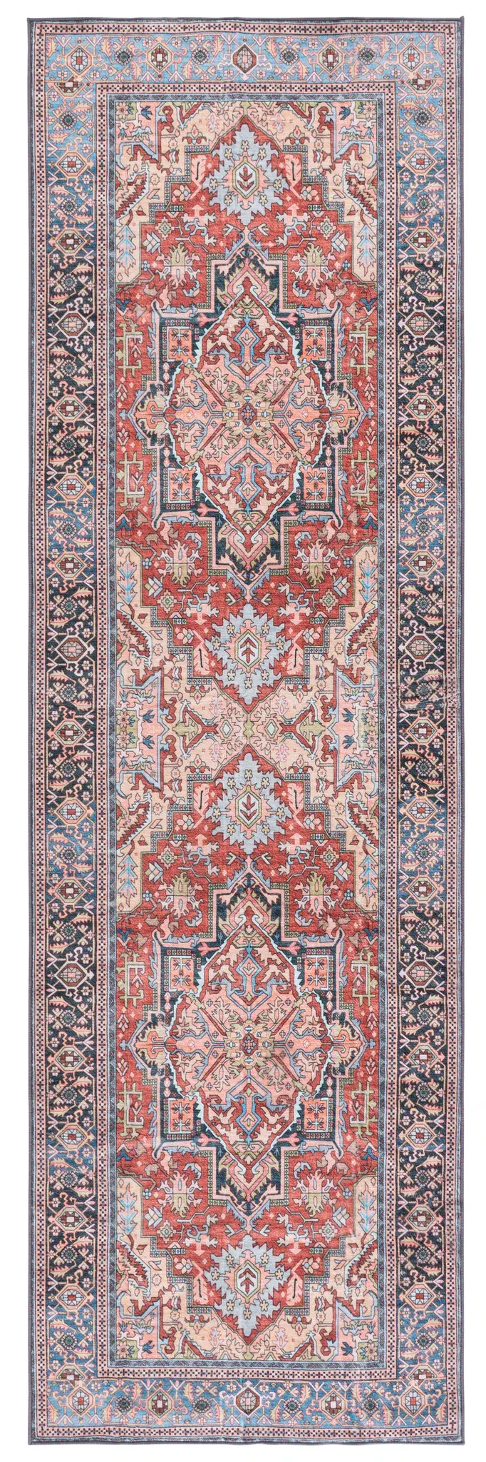 Arizona Tribal Angular Medallion Washable Rug