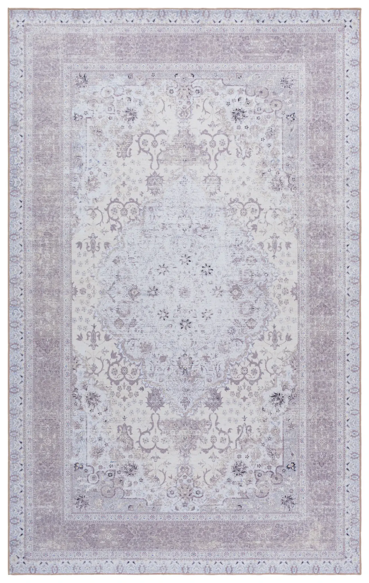 Arizona Faded Traditional Medallion Washable Rug
