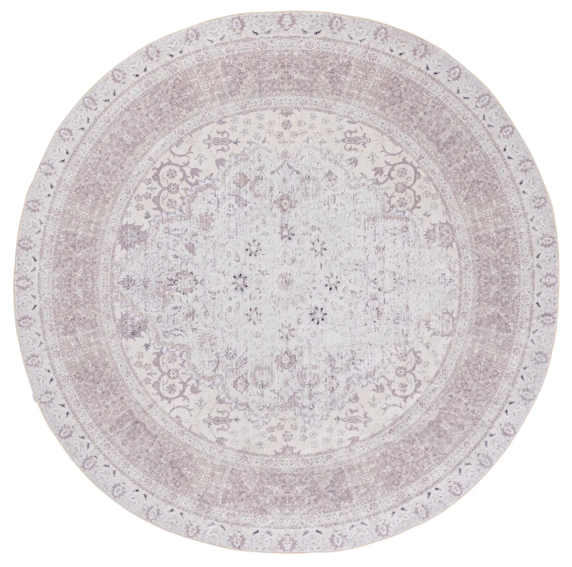 Arizona Faded Traditional Medallion Washable Rug