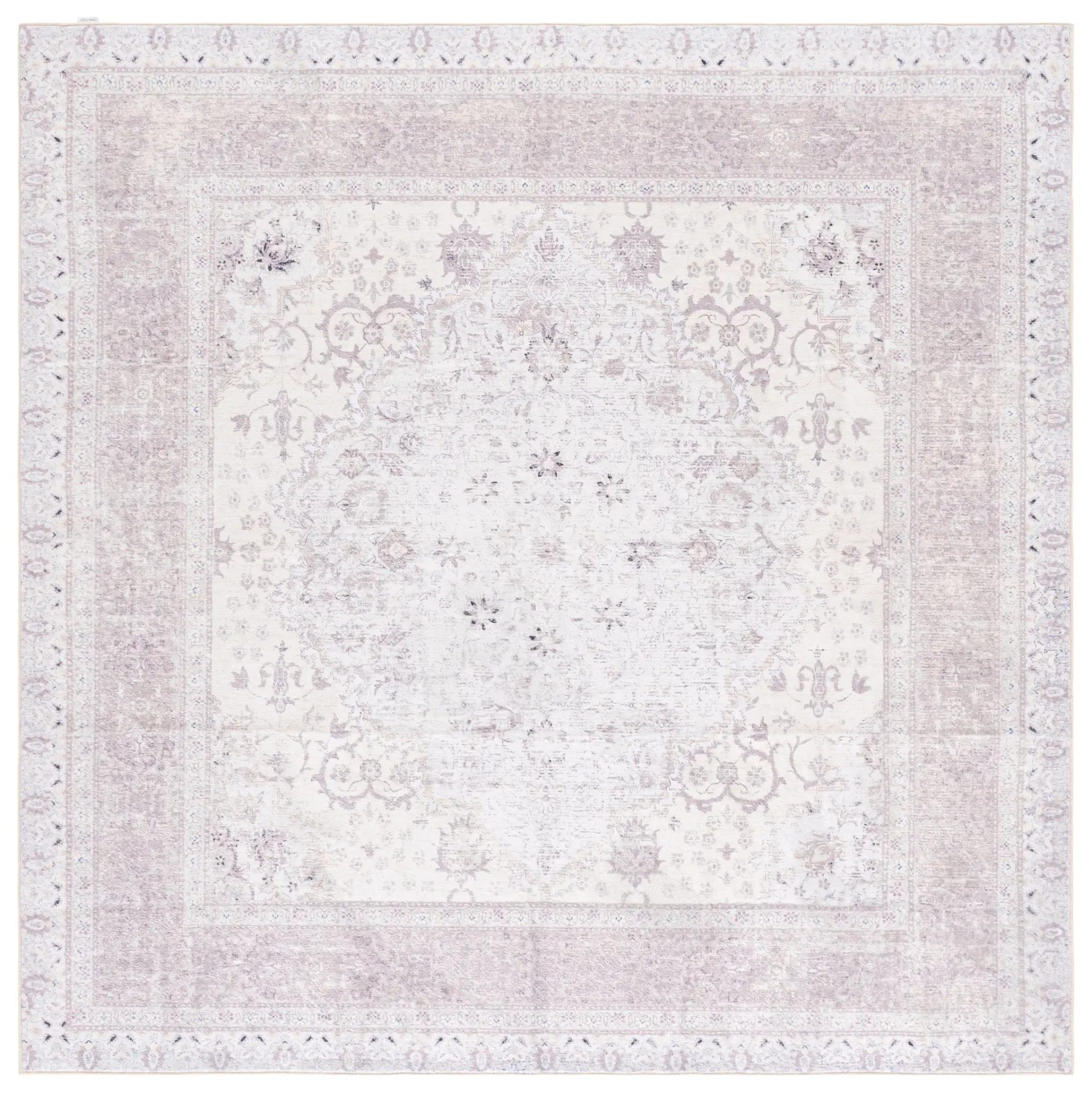 Arizona Faded Traditional Medallion Washable Rug