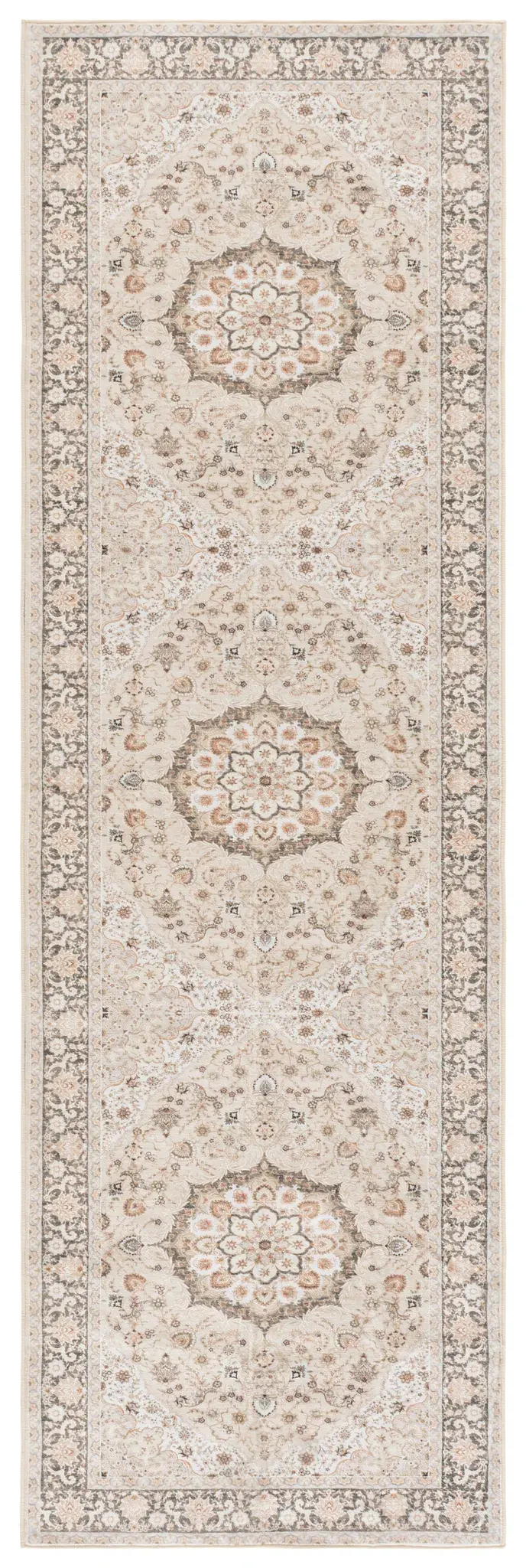 Arizona Traditional Oval Medallion Washable Rug