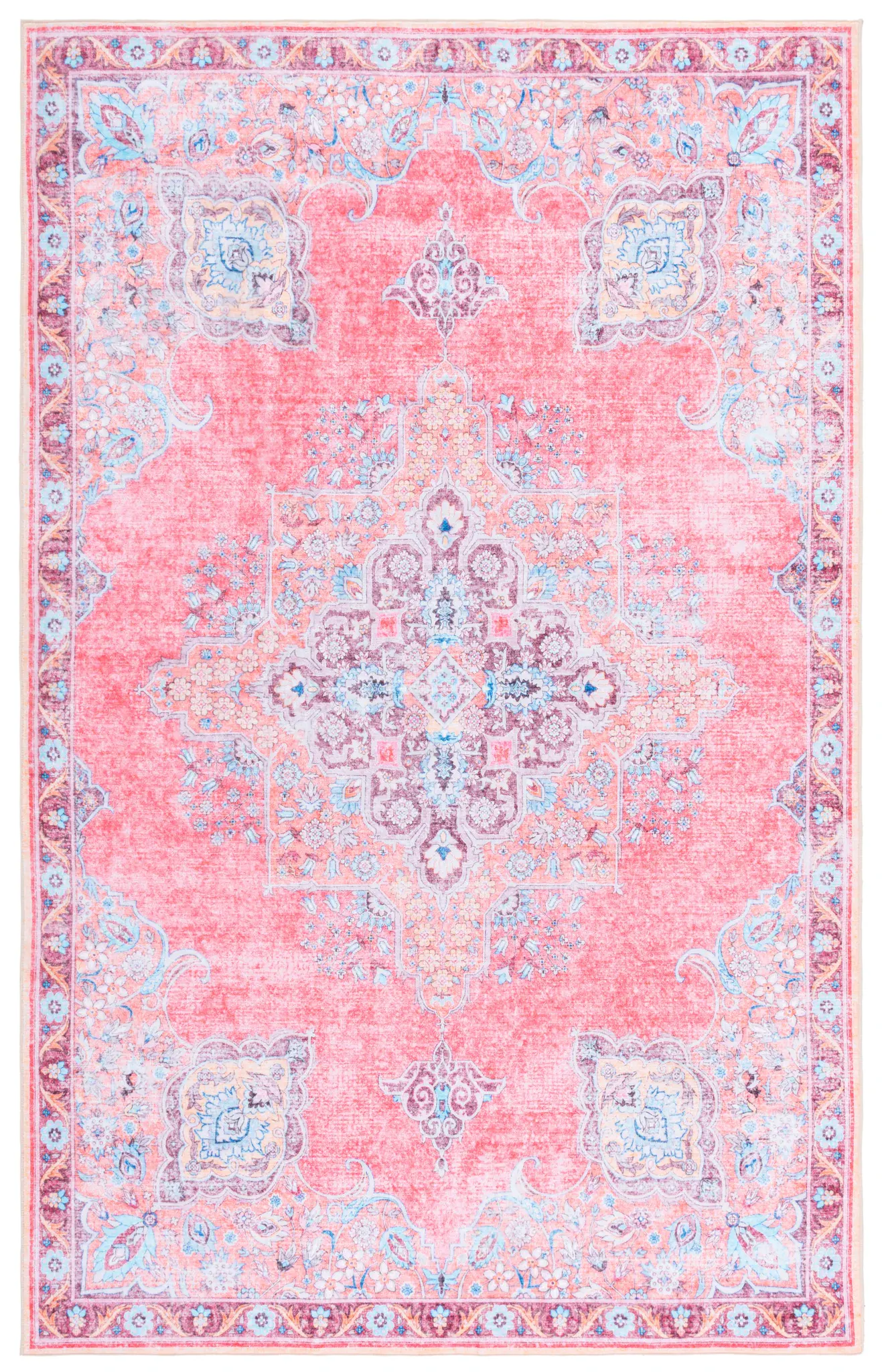 Arizona Stacked Medallion Washable Rug