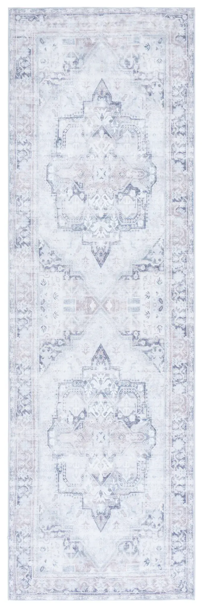 Arizona Overdyed Medallion Washable Rug