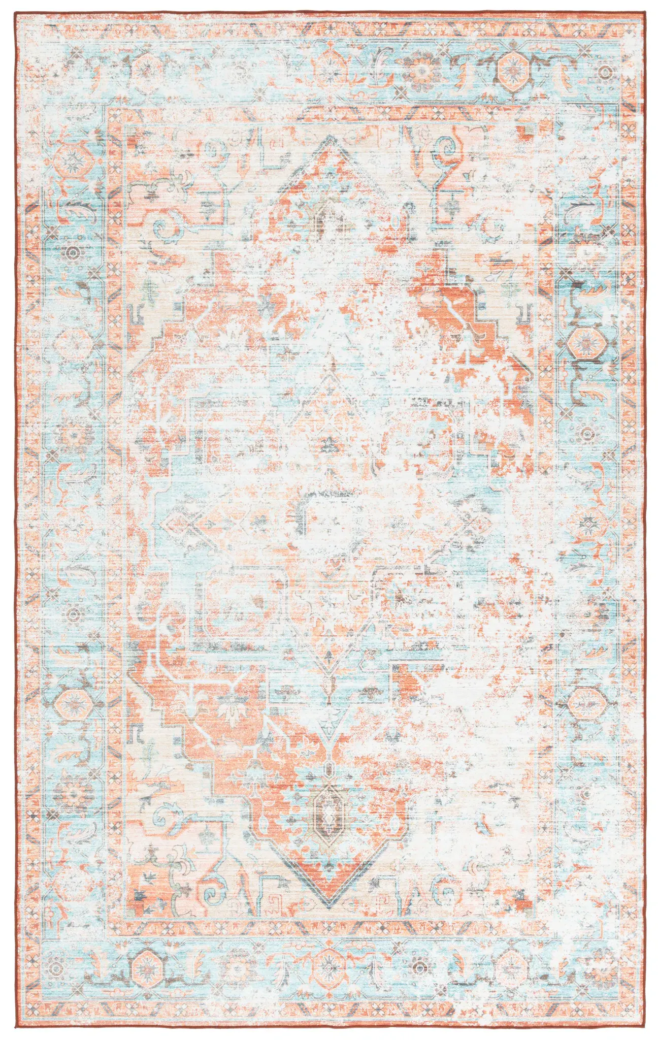 Arizona Distressed Traditional Washable Rug