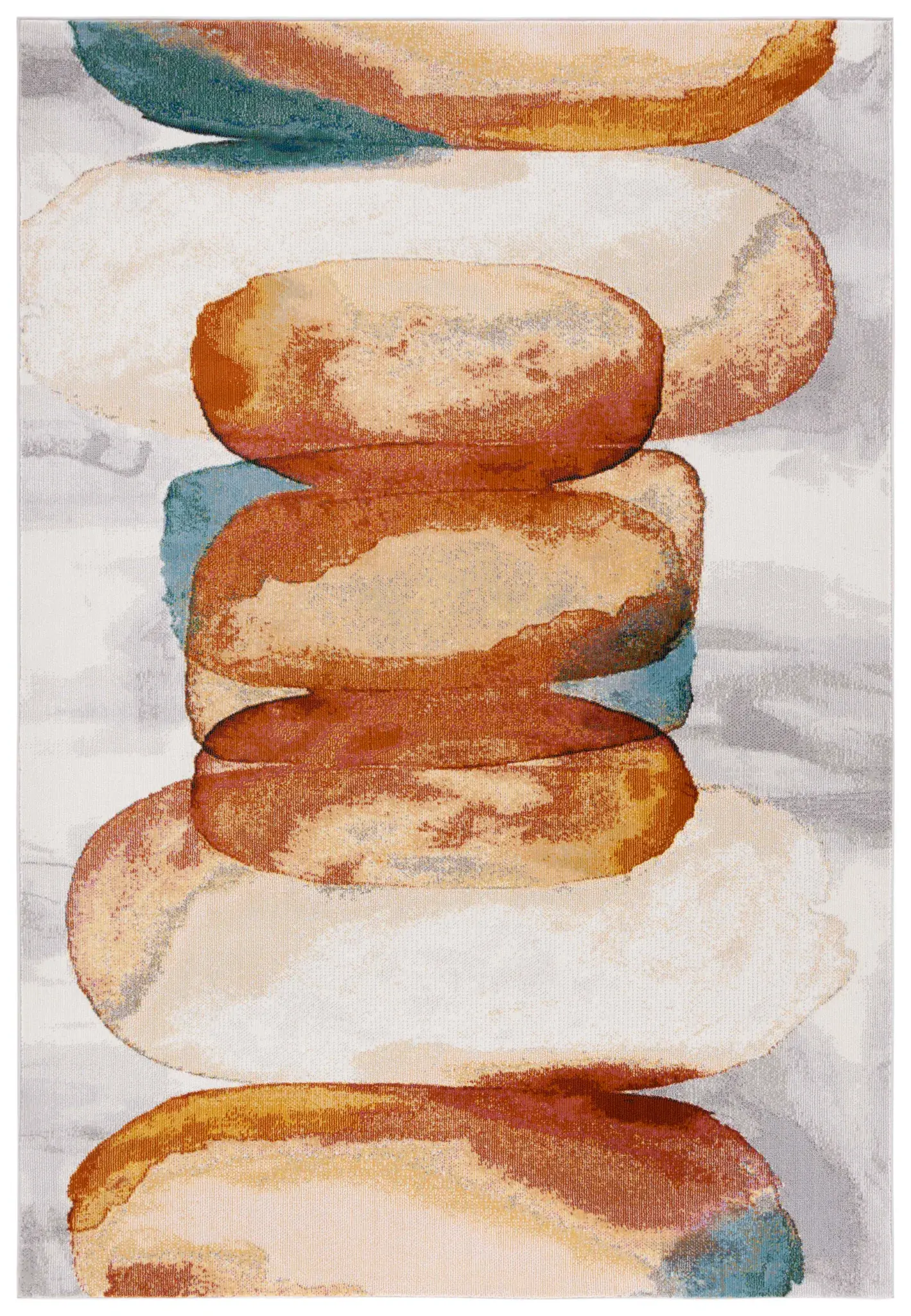 Art Studio Stacked Pebbles Rug