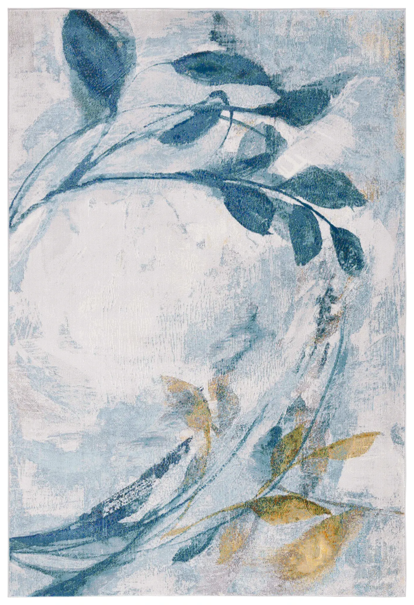 Art Studio Botanical Leaf Rug