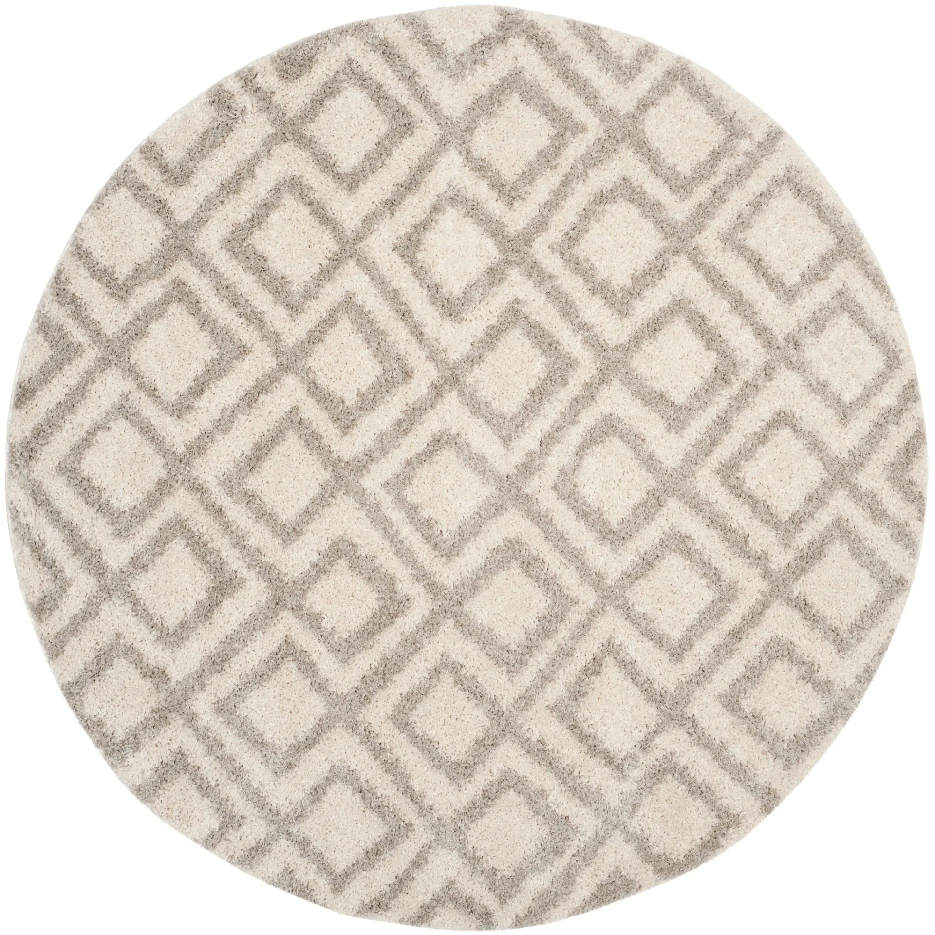 Arizona Geometric Trellis Shag Rug