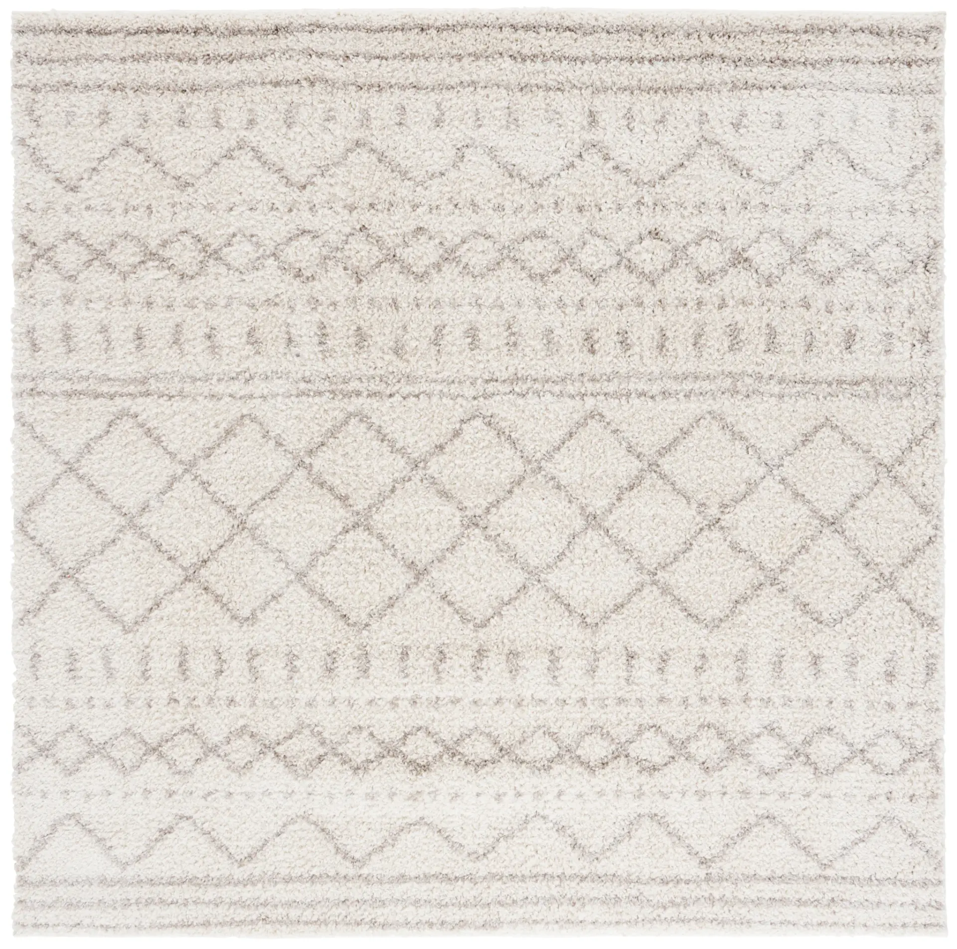 Arizona Banded Diamond Shag Rug