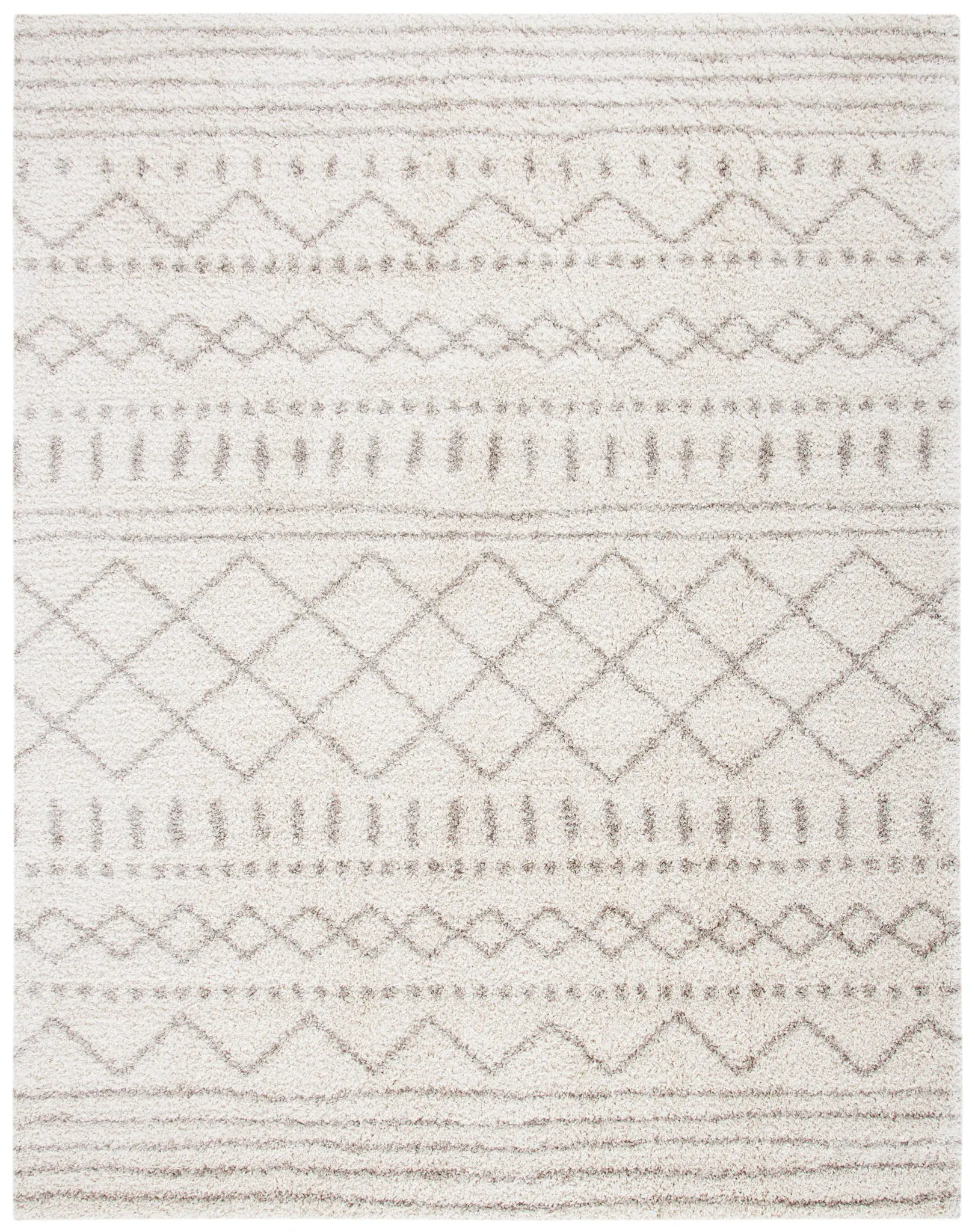 Arizona Banded Diamond Shag Rug