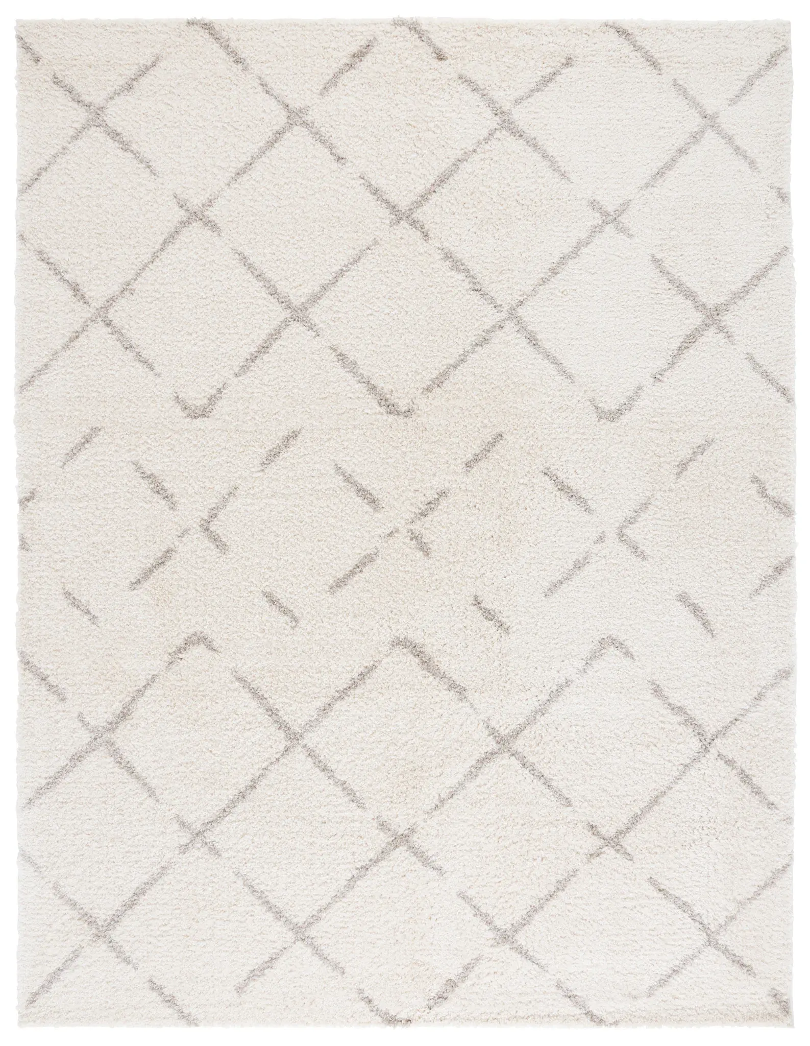 Arizona Diamond Lattice Shag Rug