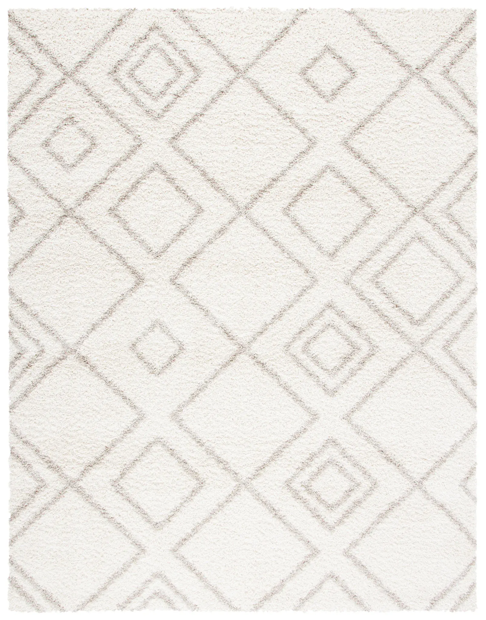 Arizona Diamond Trellis Shag Rug